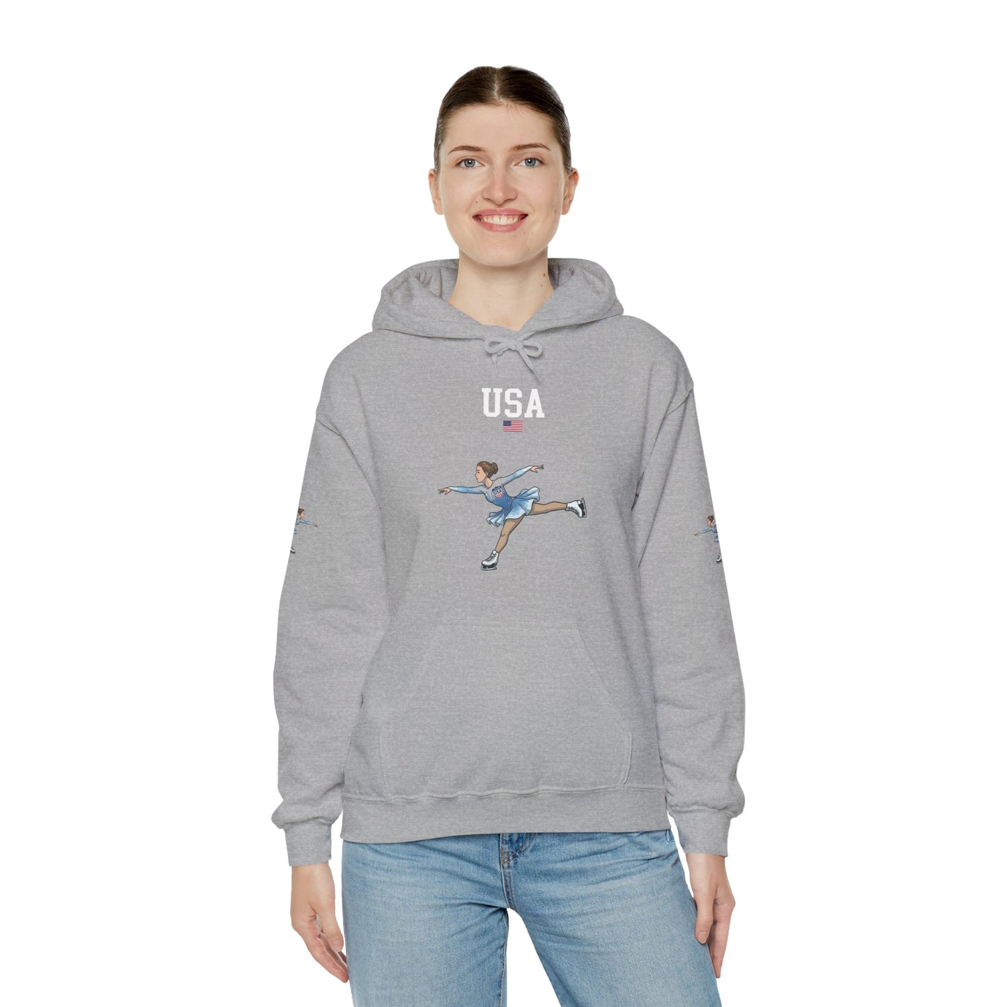Princess Grace  TEAM USA  Unisex Heavy Blend Hooded Sweatshirt