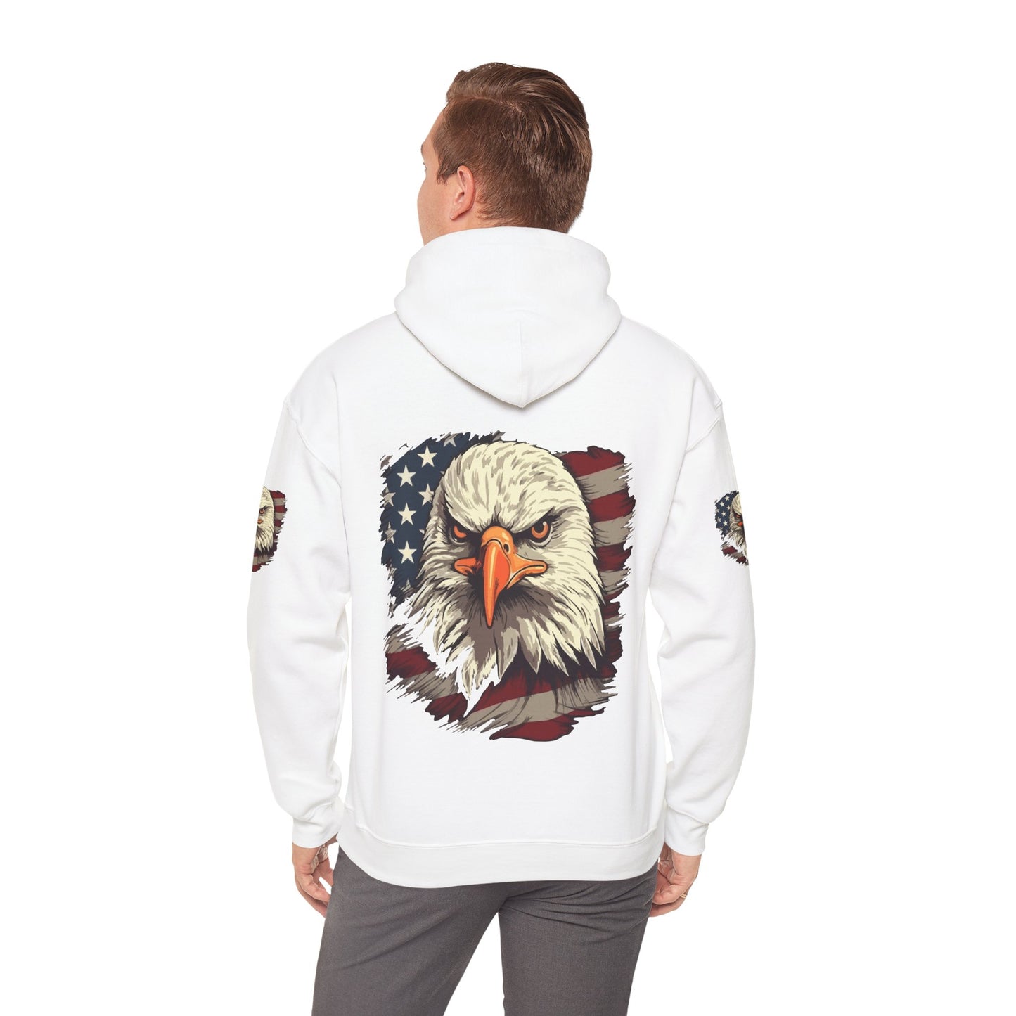 Princess Grace American Eagle Bold Unisex Heavy Blend Hooded Sweatshirt