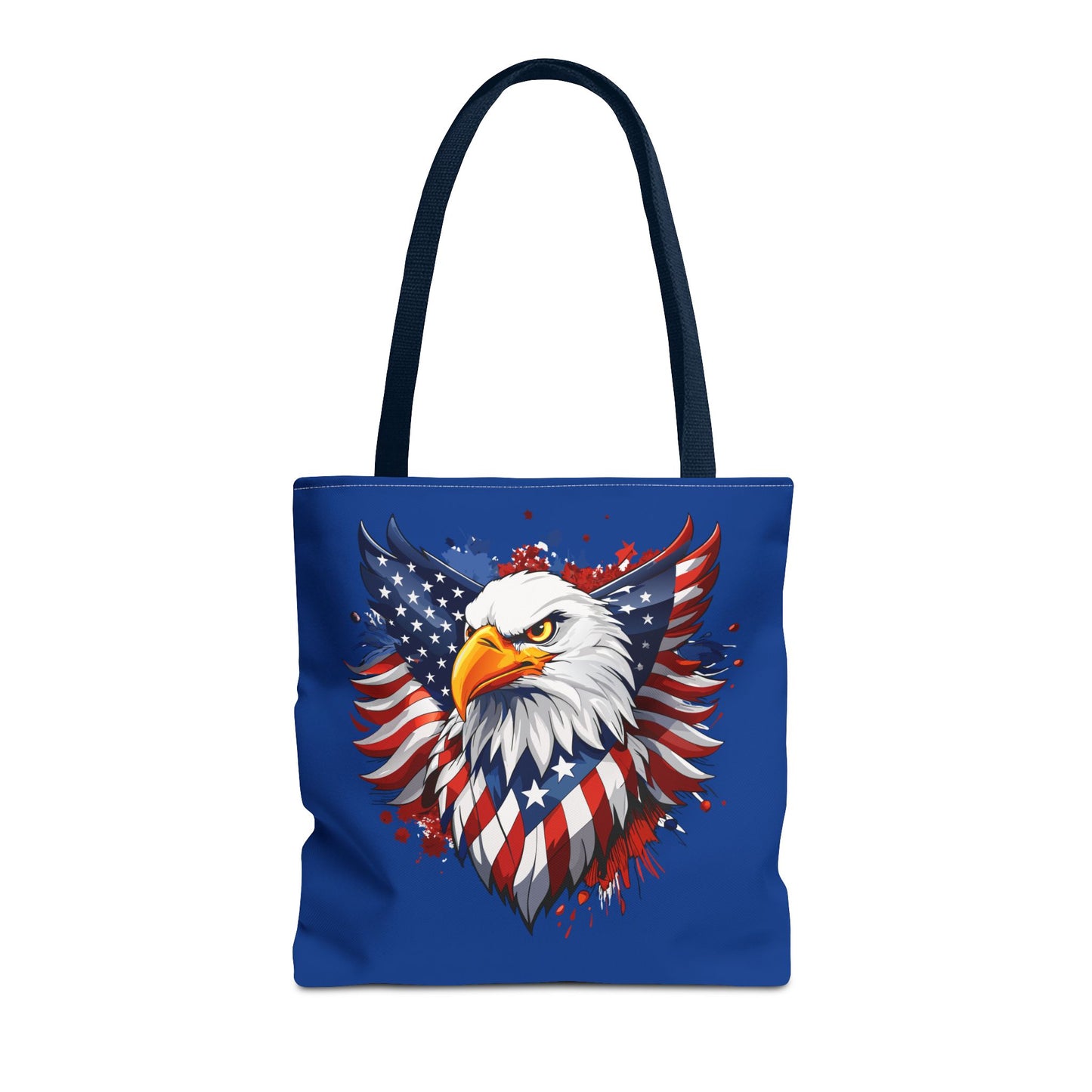 Princess Grace  Patriotic Eagle Tote Bag USA Flag Design for Independence Day & Everyday Use