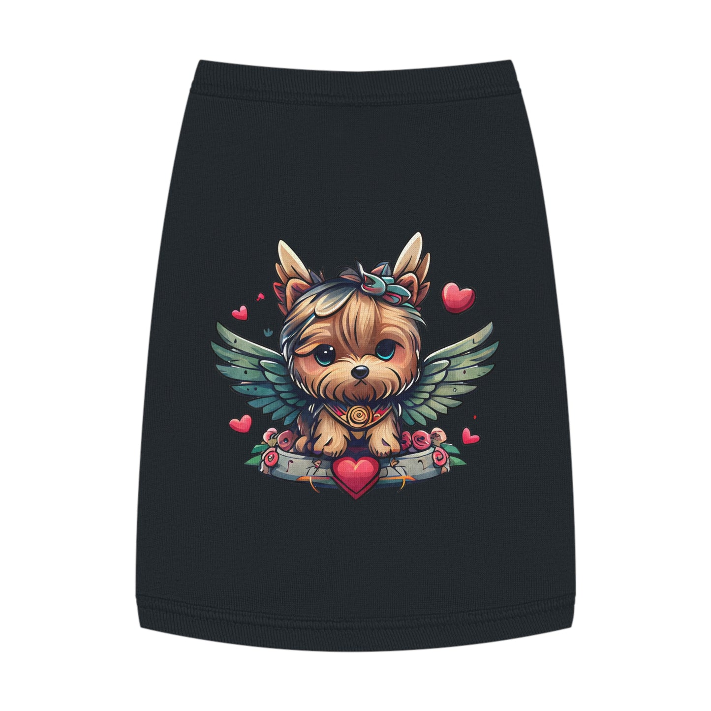 Princess Grace CUTE Yorkie Angel Pet Tank Top Stylish Dog Apparel for Pet Lovers