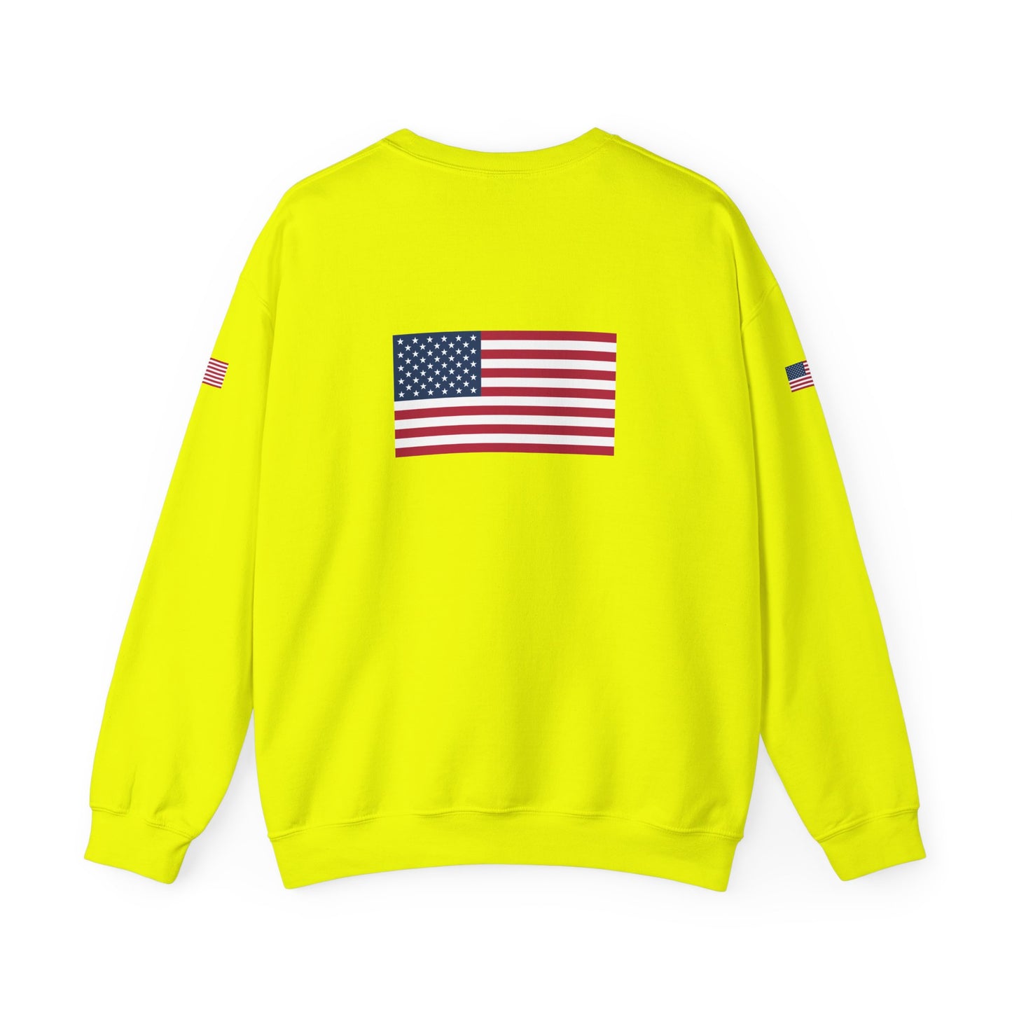Princess Grace  TAEM USA  Patriotic Unisex Crewneck Sweatshirt with American Flags