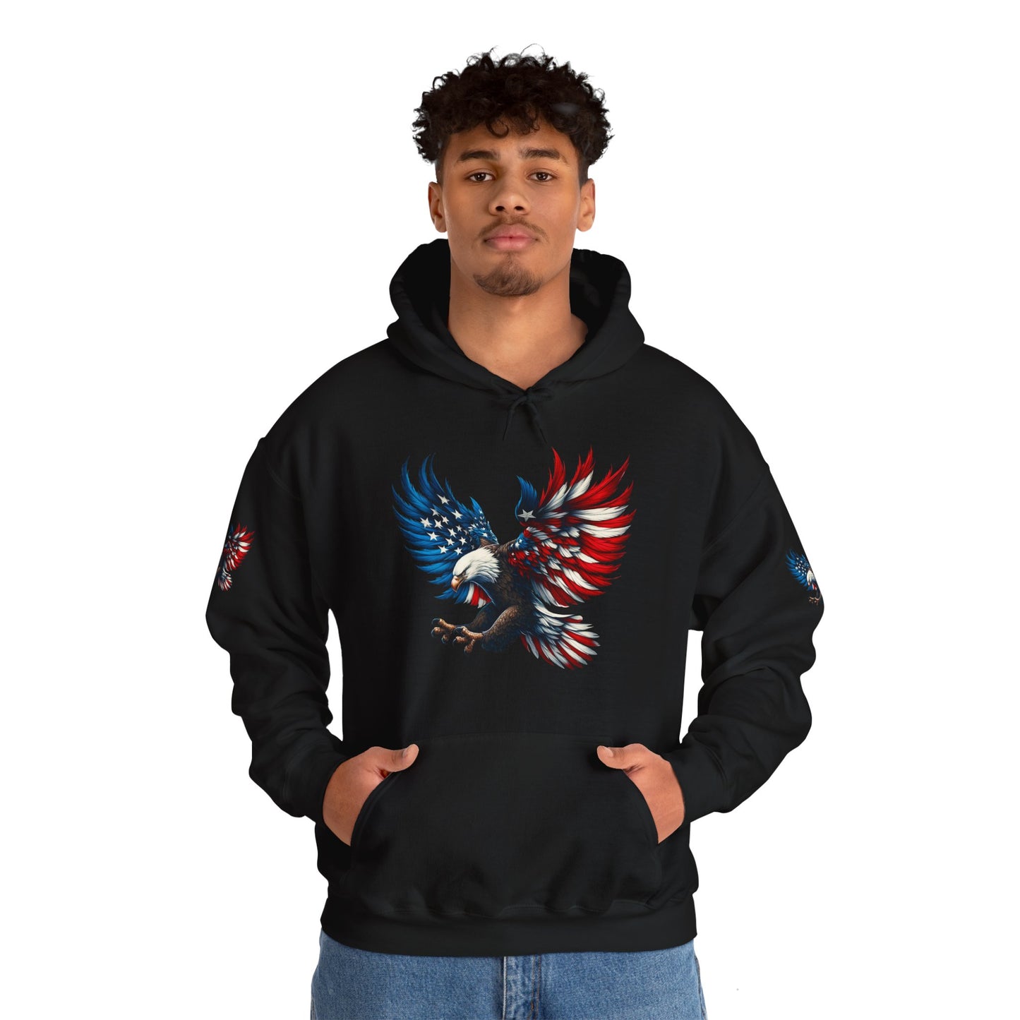 Princess Grace American Eagle Unisex Heavy Blend Hooded Sweatshirt