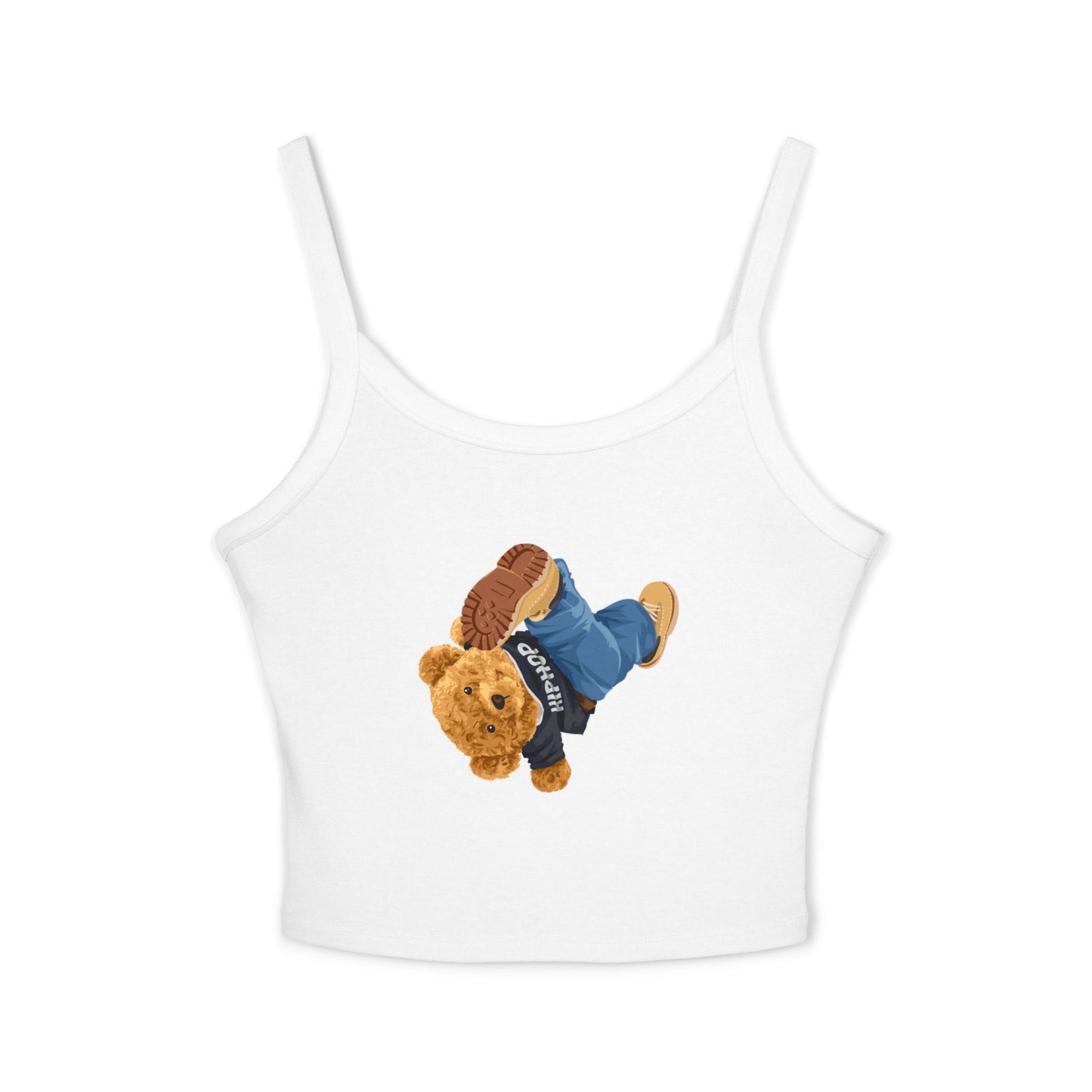 Princess Grace  Cute Bear Graphic Women's Spaghetti Strap Tank Top