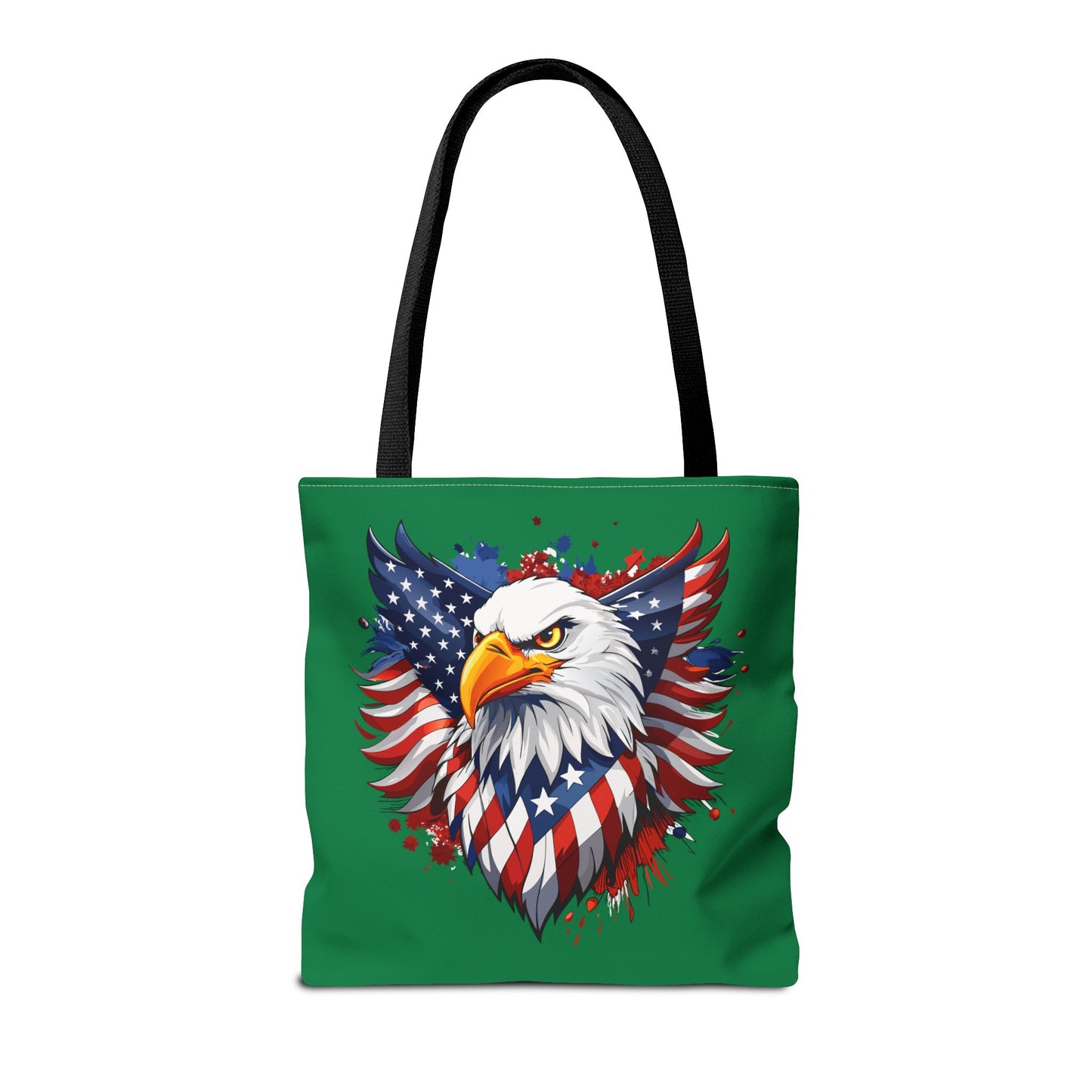 Princess Grace  Patriotic Eagle Tote Bag American Flag Design for Independence Day & Everyday Use