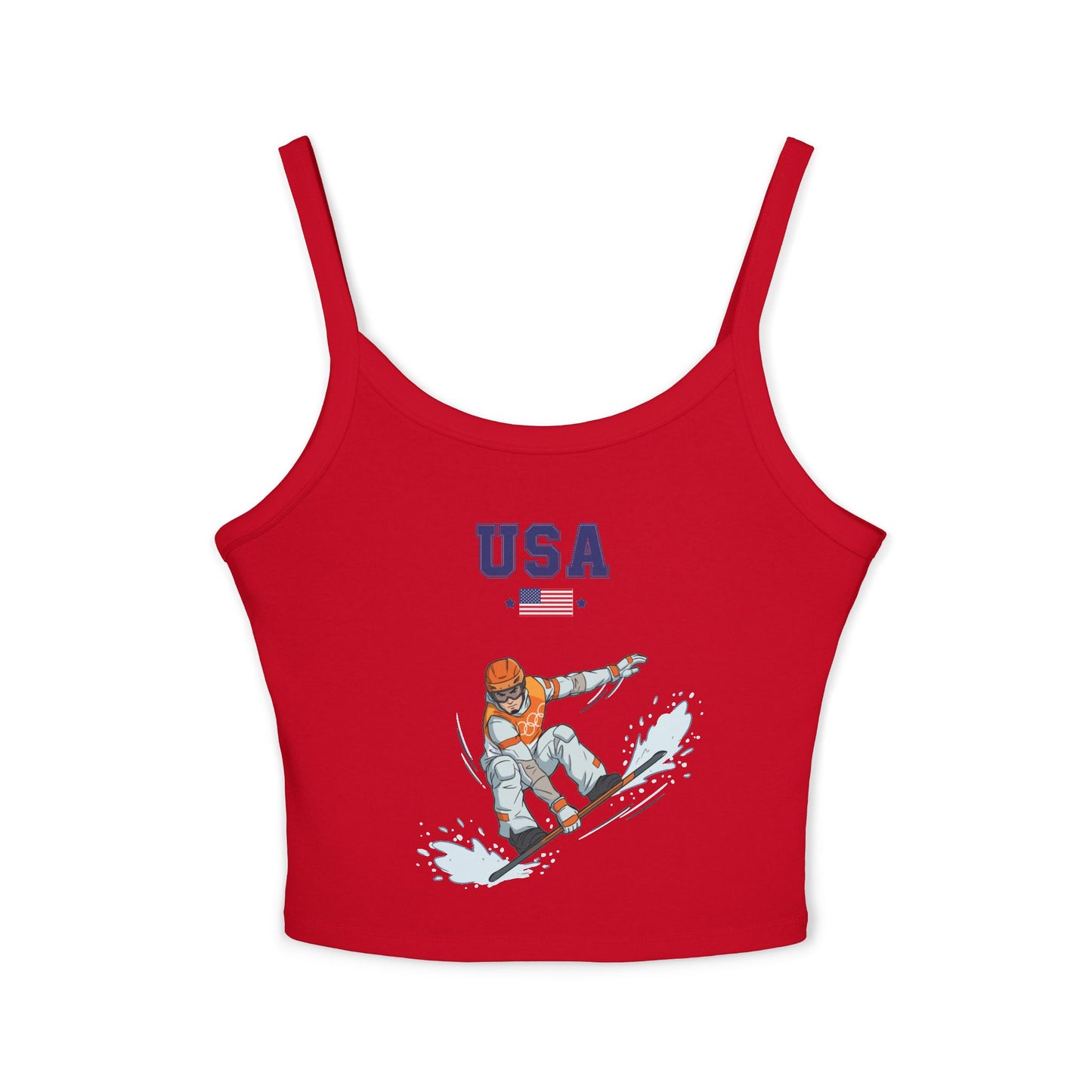 Princess Grace  TEAM USA  Women's Spaghetti Strap Tank Top