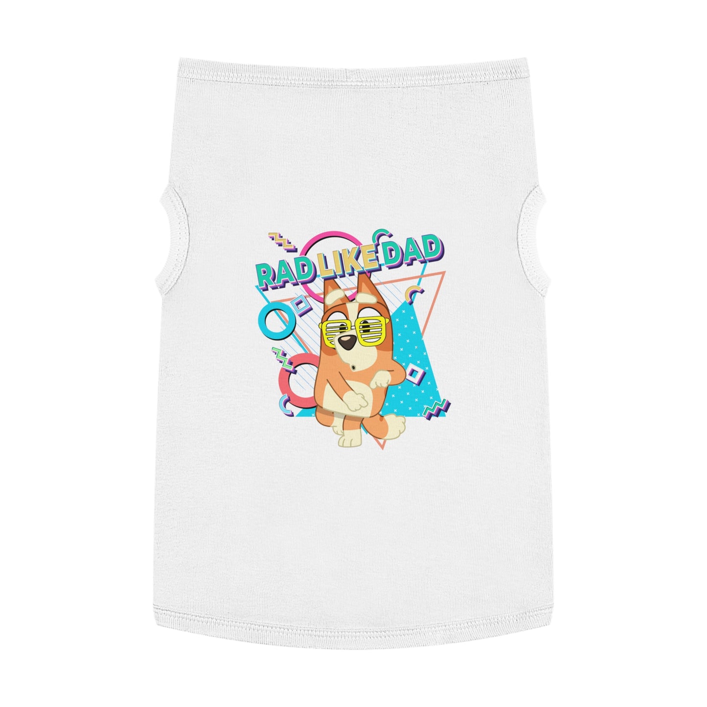 Princess Grace  Rad Like Dad Pet Tank Top Cool Dog Apparel for Pet Lovers