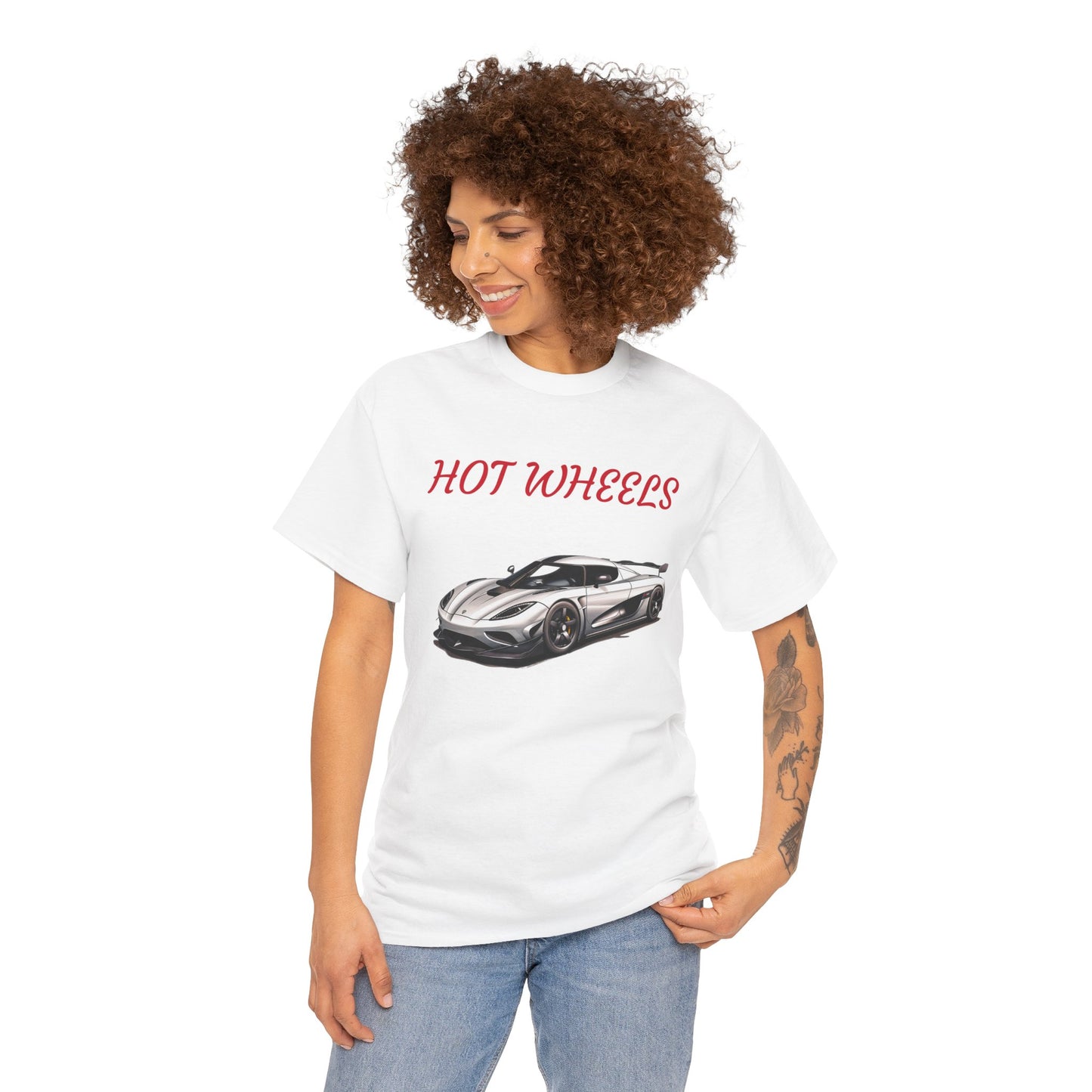 Princess Grace  Hot Wheels Unisex Heavy Cotton Tee Car Enthusiast Shirt