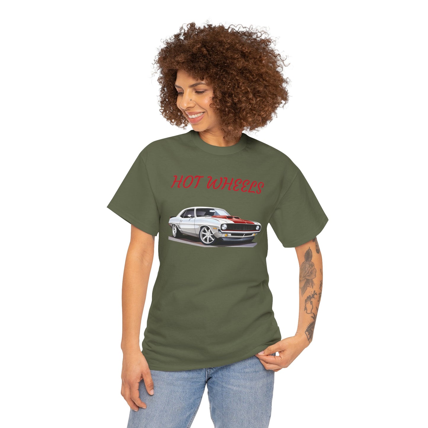 Princess Grace Hot Wheels Unisex Heavy Cotton Tee Classic Car Enthusiast Shirt