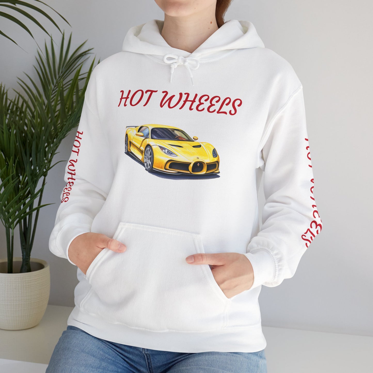 Princess Grace  Hot Wheels Unisex Hooded Sweatshirt Racing Style for Car Enthusiasts