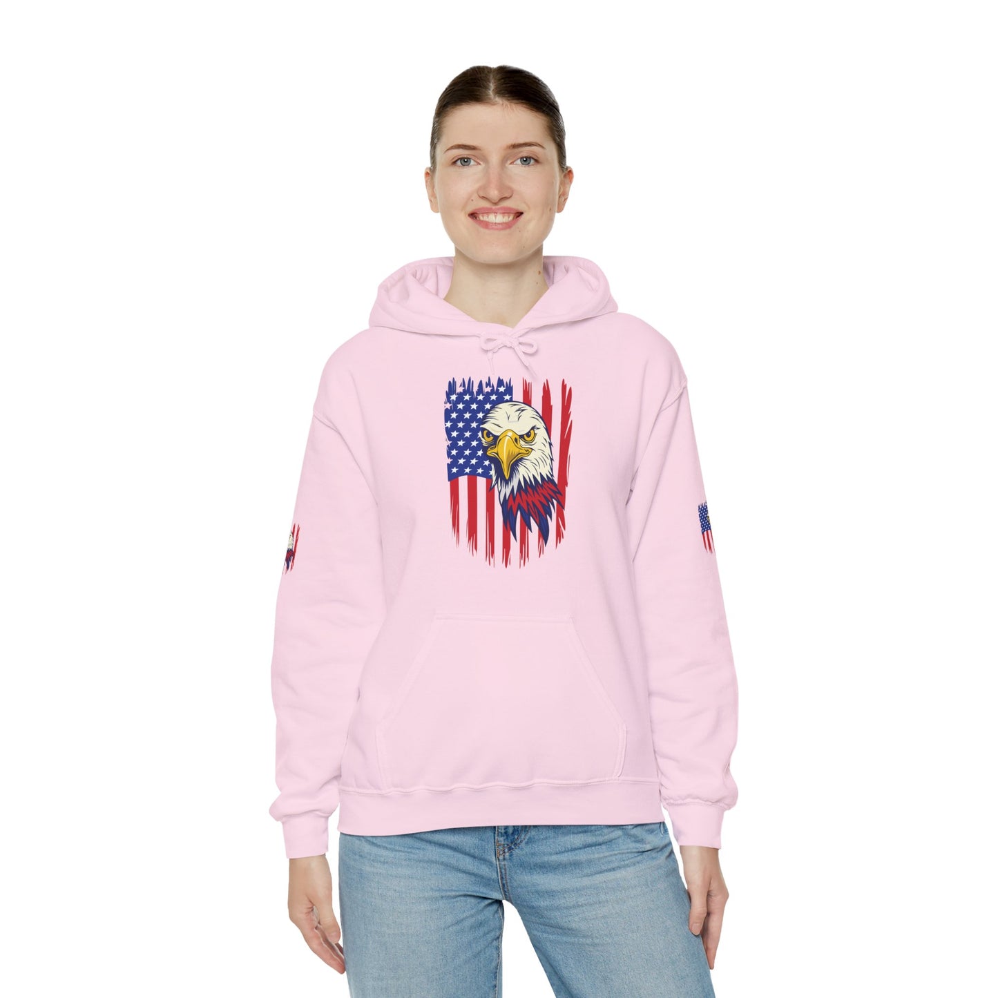 Princess Grace  Patriotic Eagle Unisex Heavy Blend Hoodie