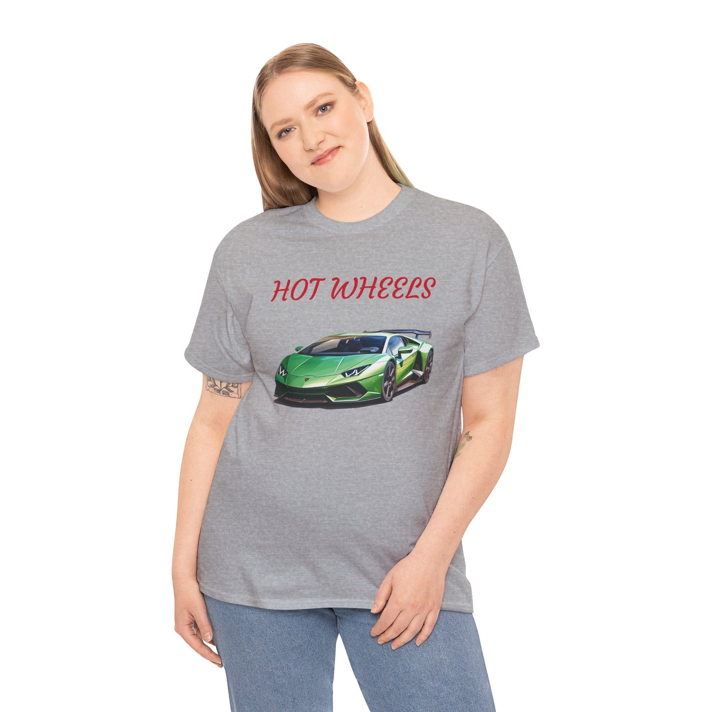 Princess Grace  Hot Wheels Unisex Heavy Cotton Tee Car Enthusiast Graphic T-Shirt