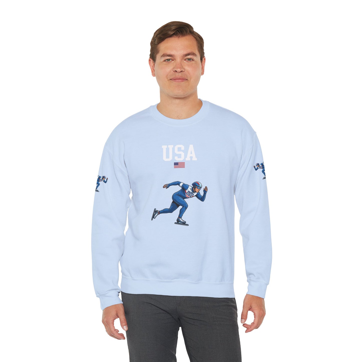 Princess Grace  TEAM USA  Unisex Heavy Blend  Crewneck Sweatshirt