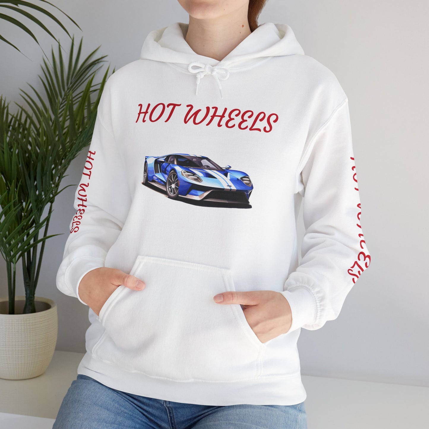 Princess Grace  Hot Wheels Unisex Heavy Blend Hoodie Sporty Car Design for Car Enthusiasts