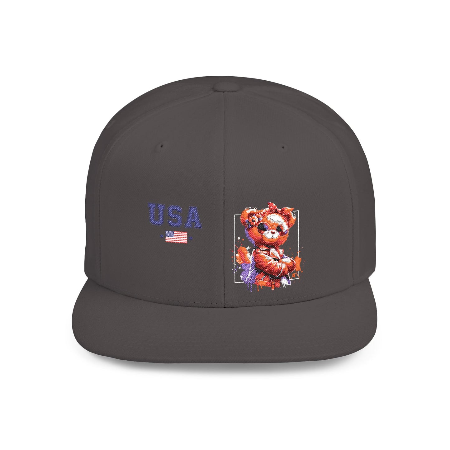 Princess Grace  TEAM USA  Flat Bill Snapback Hat