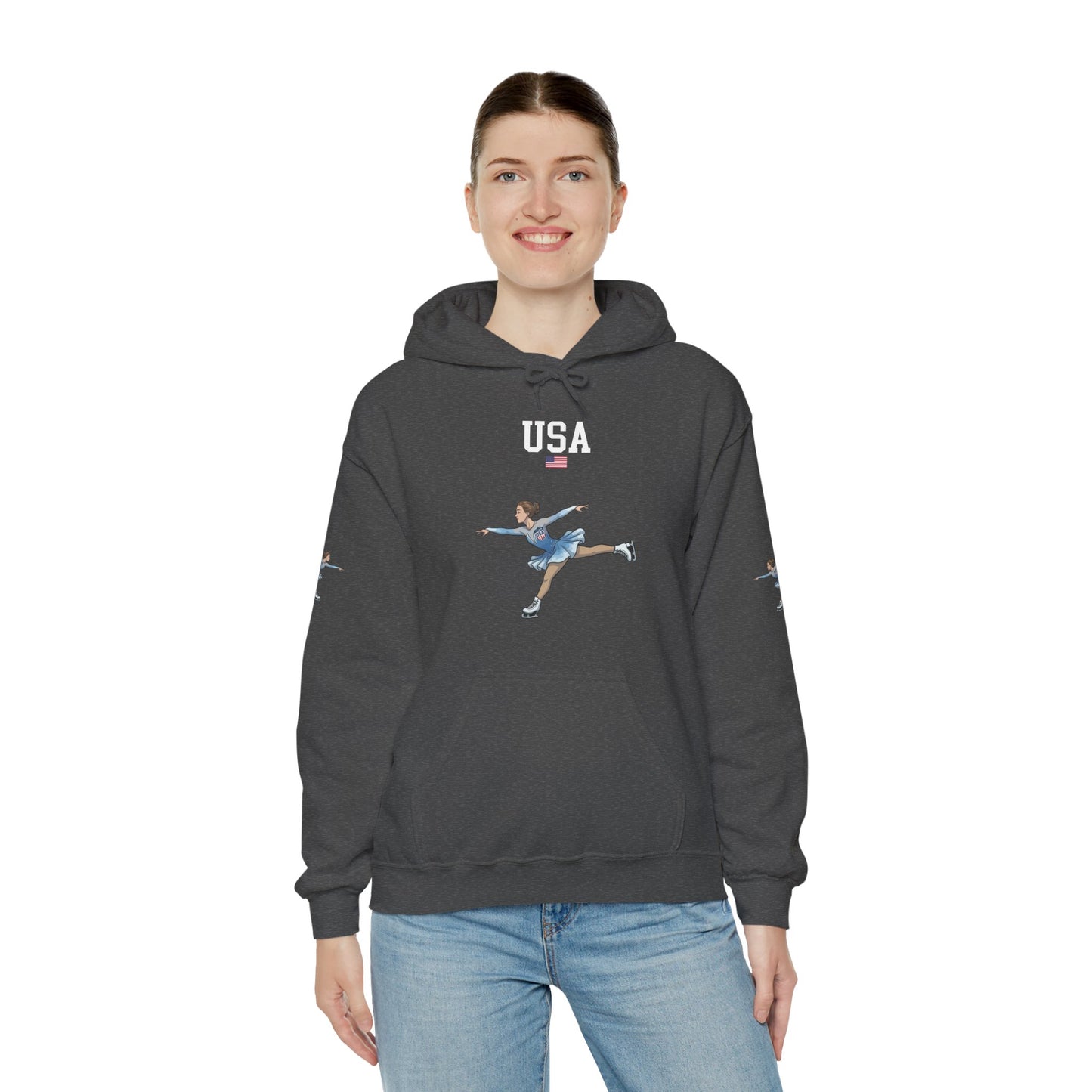 Princess Grace  TEAM USA  Unisex Heavy Blend Hooded Sweatshirt
