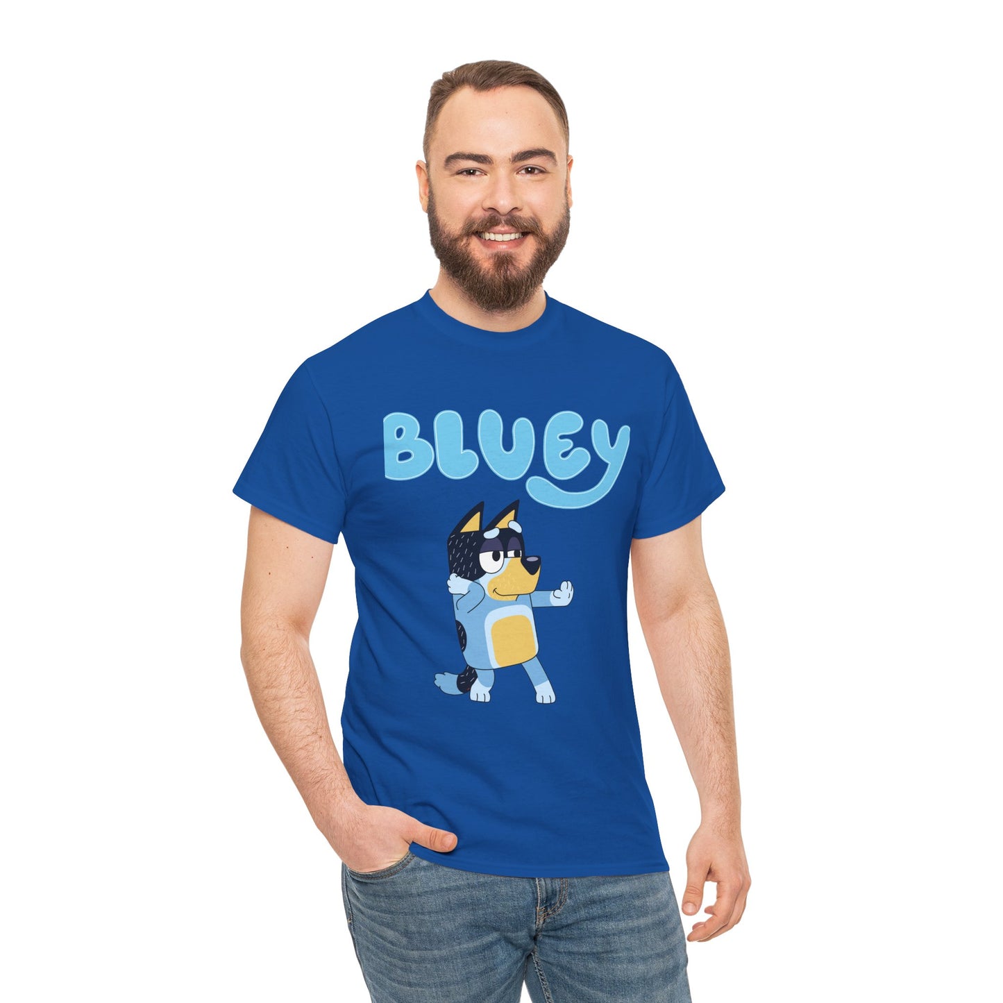 Princess Grace  Bluey Unisex Heavy Cotton Tee  Fun & Playful Kids Shirt