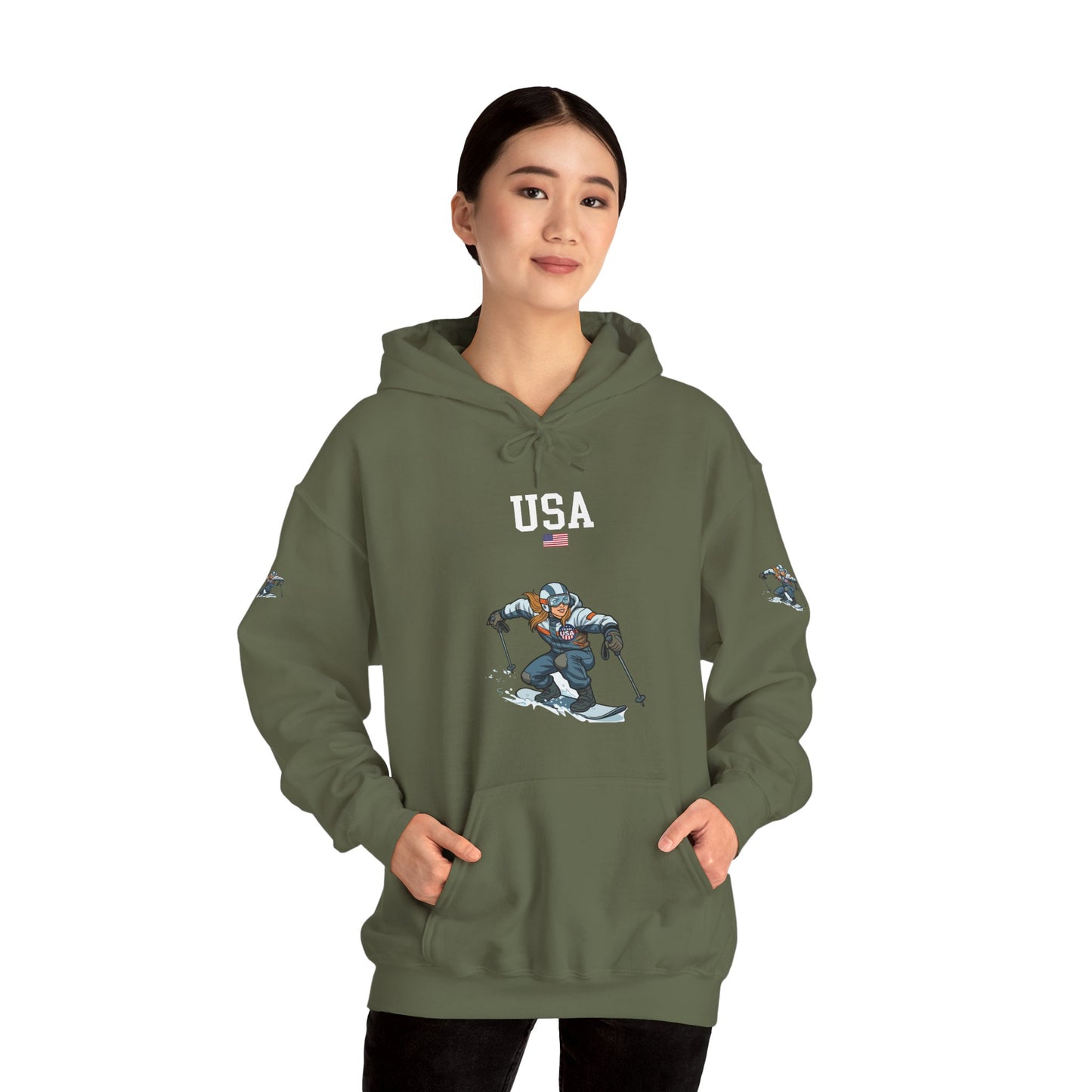 Princess Grace  TEAM USA  Unisex Heavy Blend Hooded Sweatshirt
