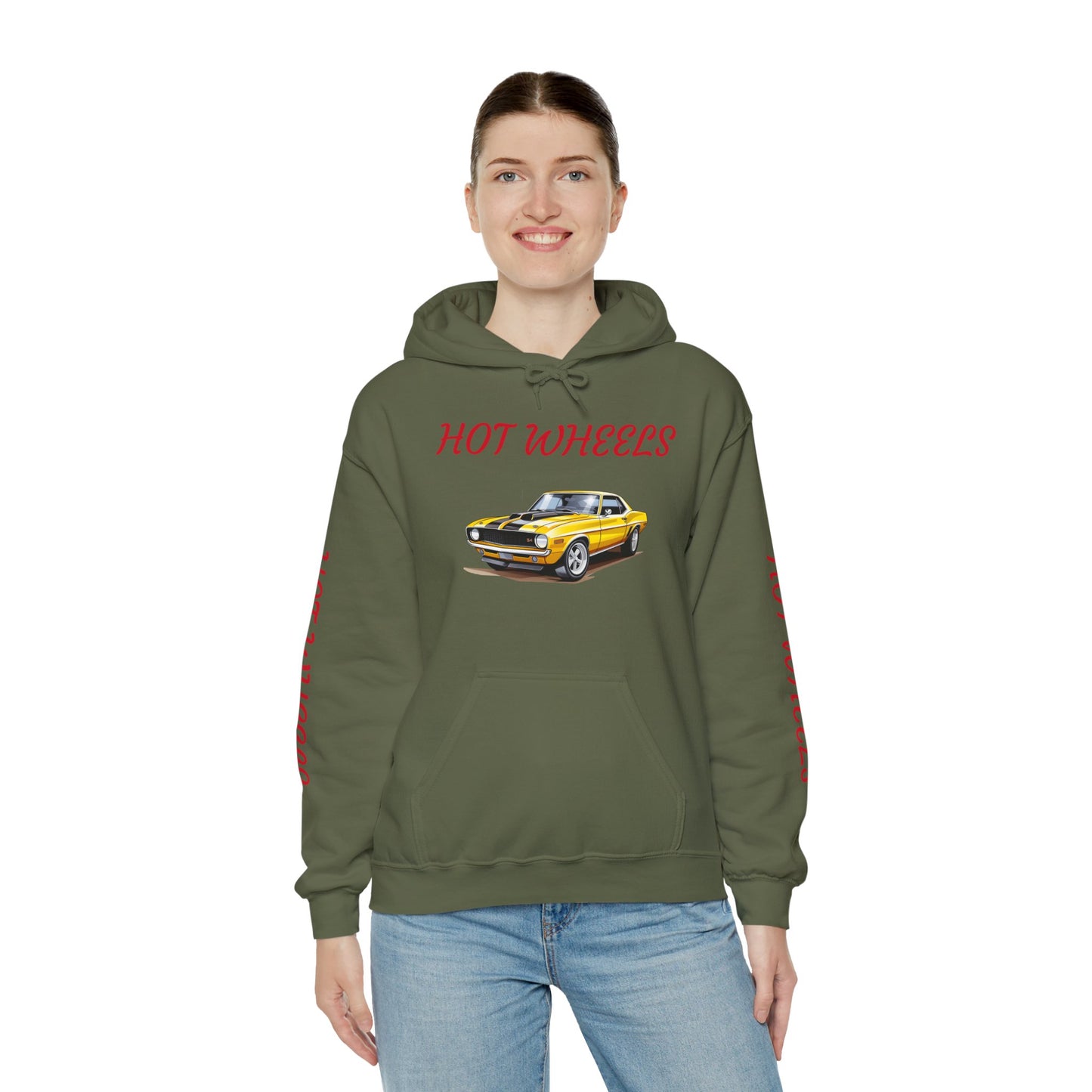 Princess Grace  Hot Wheels Unisex Heavy Blend Hooded Sweatshirt Classic Car Enthusiast Apparel