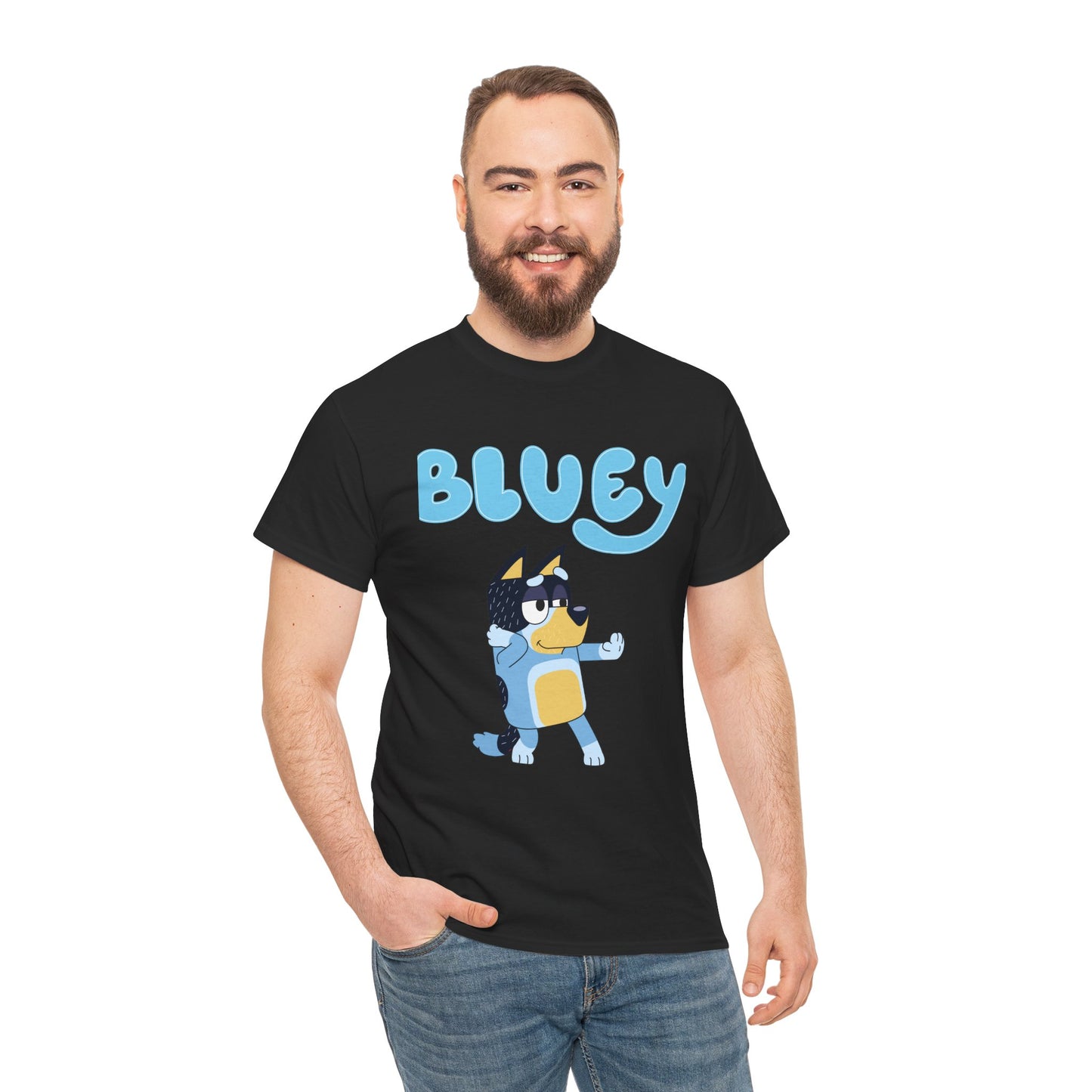 Princess Grace  Bluey Unisex Heavy Cotton Tee  Fun & Playful Kids Shirt