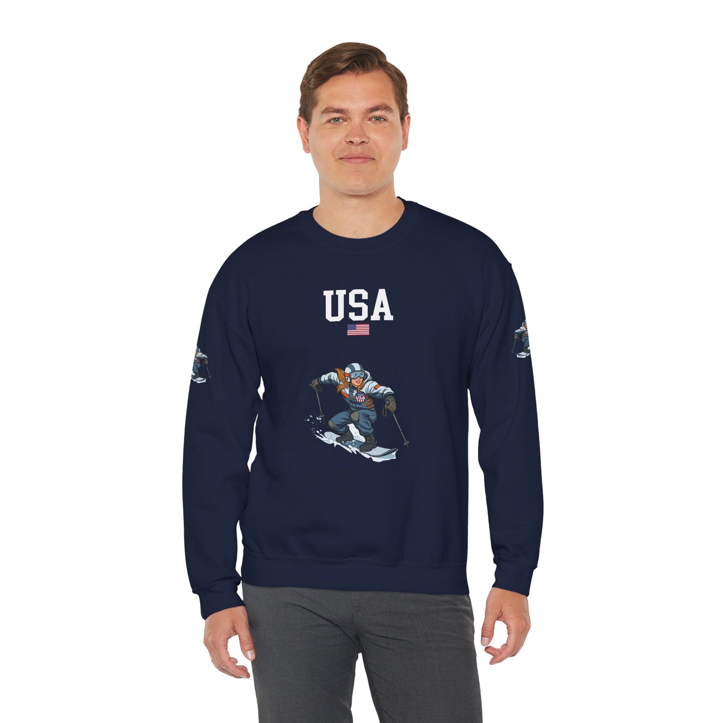 Princess Grace  TEAM USA  Unisex Heavy Blend  Crewneck Sweatshirt