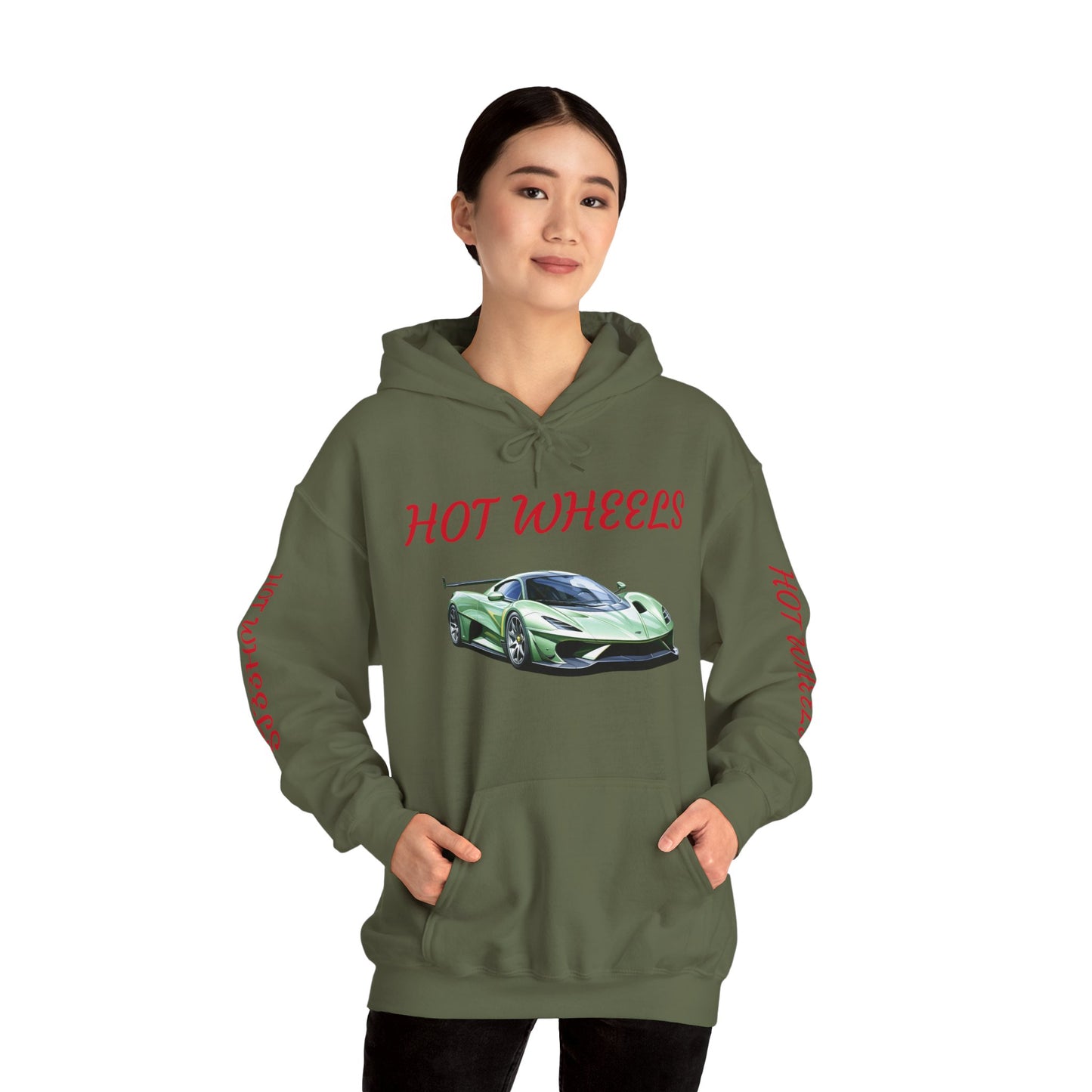 Princess Grace  Hot Wheels Unisex Hooded Sweatshirt Sports Car Lovers Collection