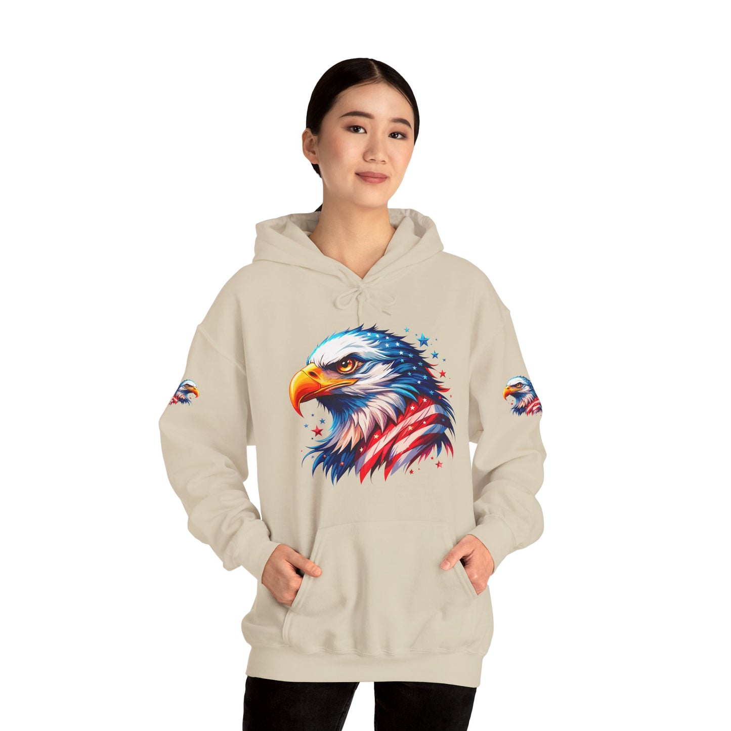 Princess Grace  American  Eagle Unisex Heavy Blend Hooded Sweatshirt