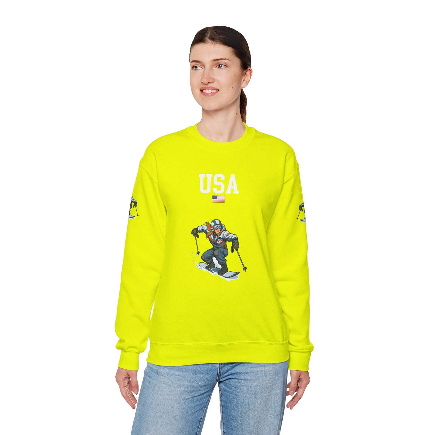 Princess Grace  TEAM USA  Unisex Heavy Blend  Crewneck Sweatshirt