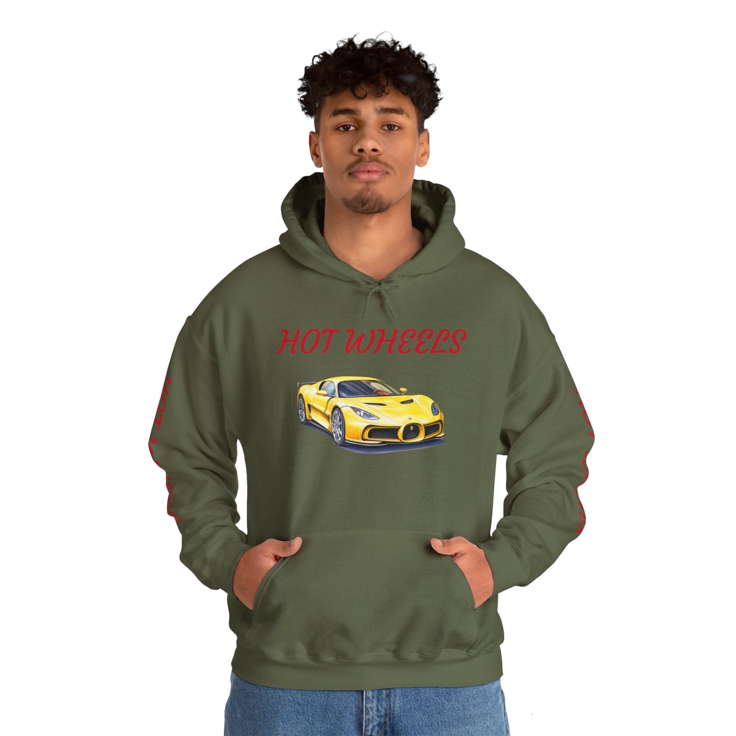 Princess Grace  Hot Wheels Unisex Hooded Sweatshirt Racing Style for Car Enthusiasts