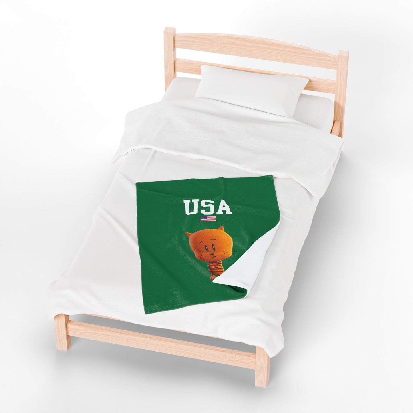 Princess Grace  TEAM USA  Velveteen Plush Blanket