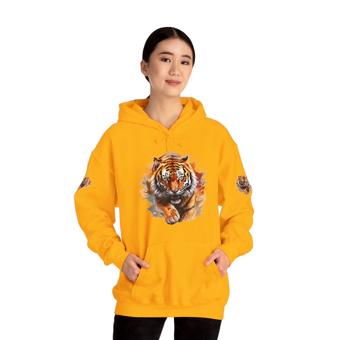 Princess Grace  Fierce Tiger Graphic Unisex Heavy Blend Hoodie