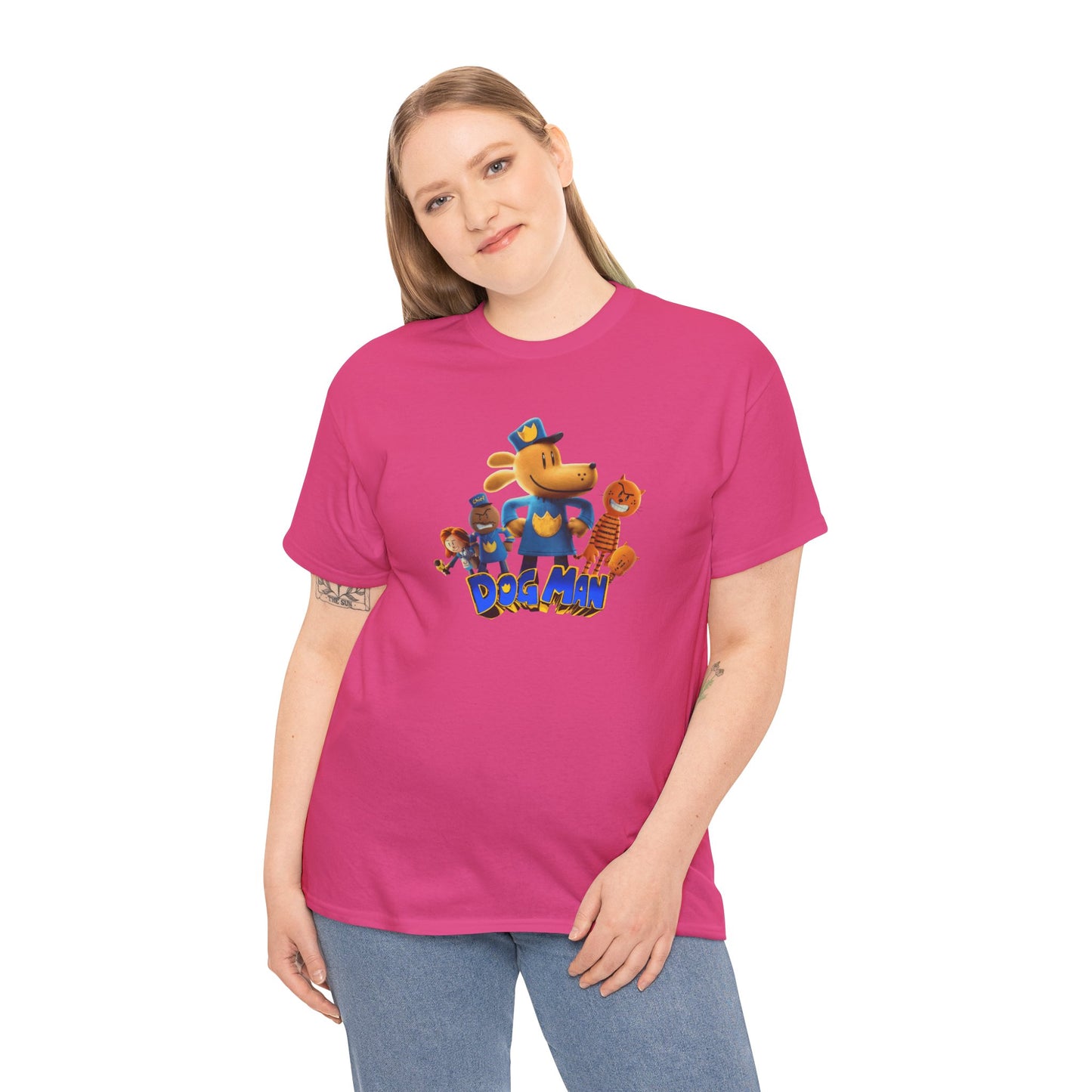Princess Grace  Cartoon Unisex Heavy Cotton Tee  Fun Cartoon Graphic T-Shirt for Kids and Fans