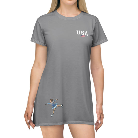 Princess Grace  TEAM USA  T-Shirt Dress