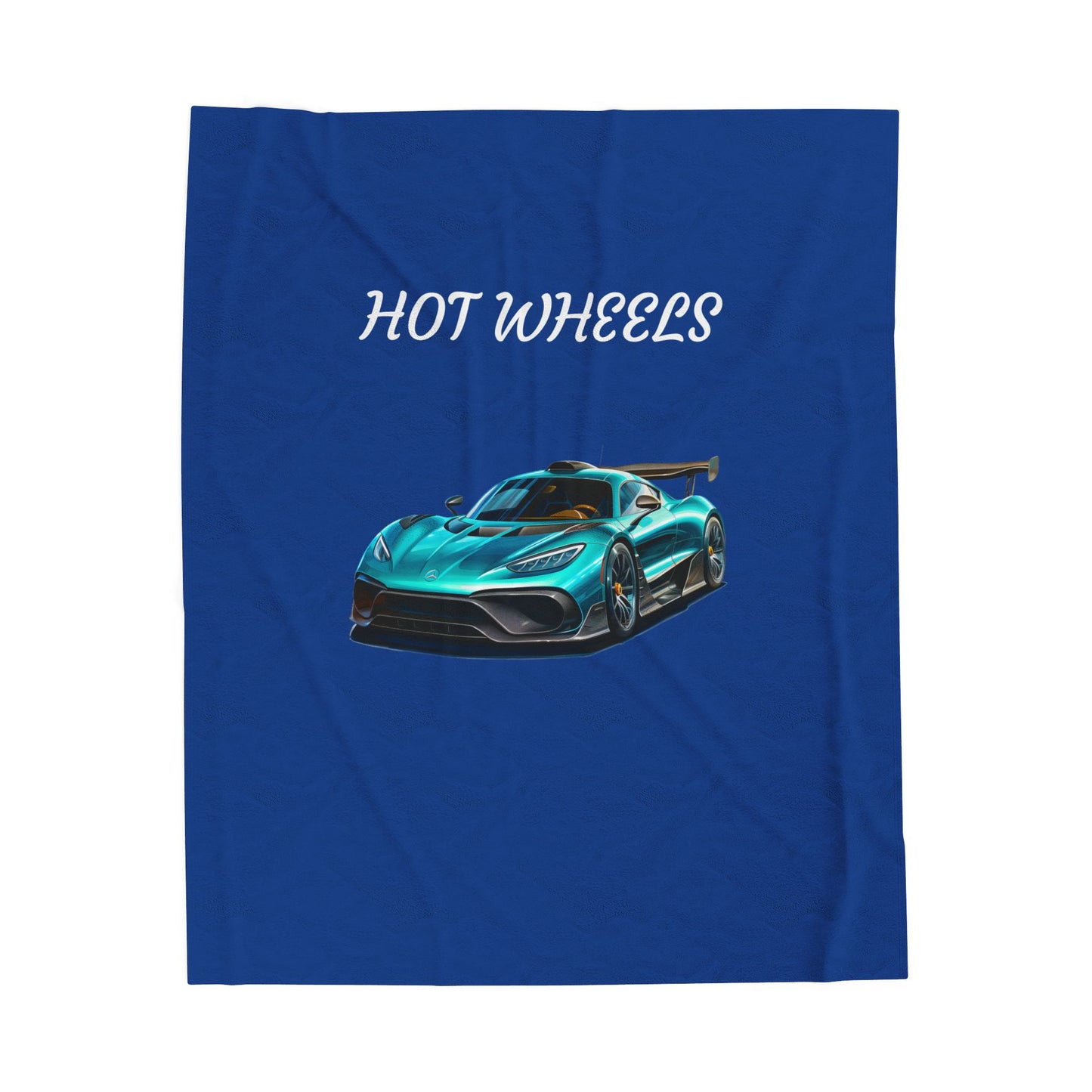 Princess Grace  Hot Wheels Velveteen Plush Blanket  Cozy Car Themed Throw for Kids & Car Enthusiasts