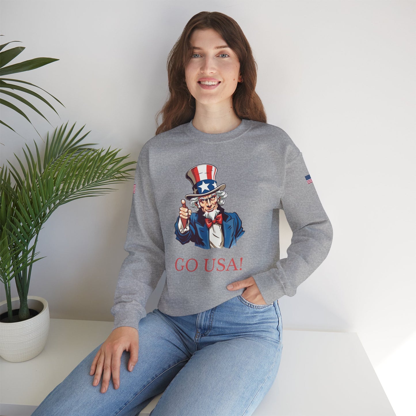 Princess Grace TEAM USA Unisex Heavy Blend Crewneck Sweatshirt