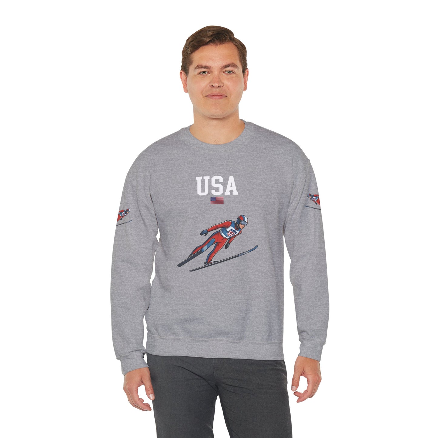 Princess Grace  TEAM USA  Unisex Heavy Blend  Crewneck Sweatshirt