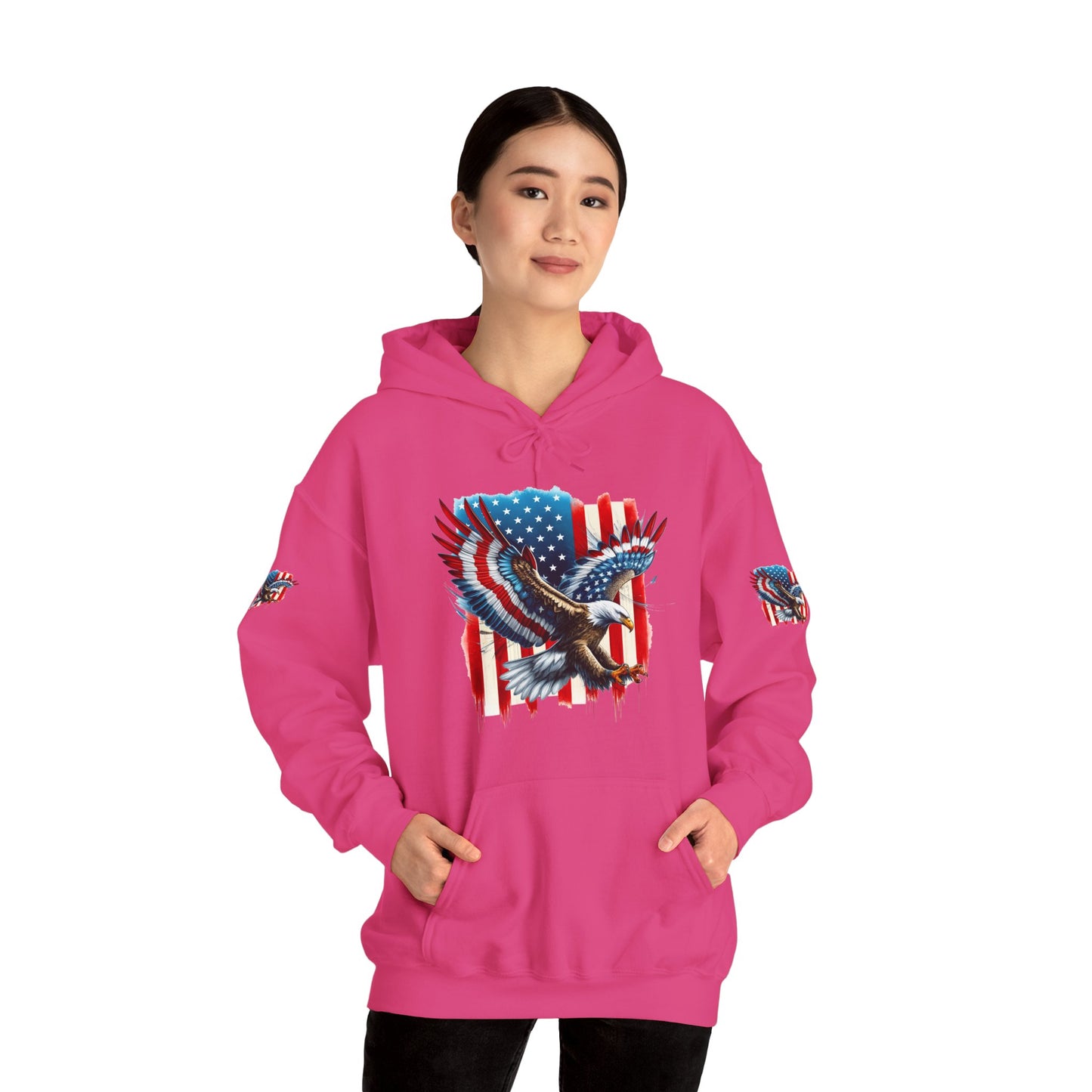 Princess Grace Patriotic Unisex Heavy Blend Hooded Sweatshirt