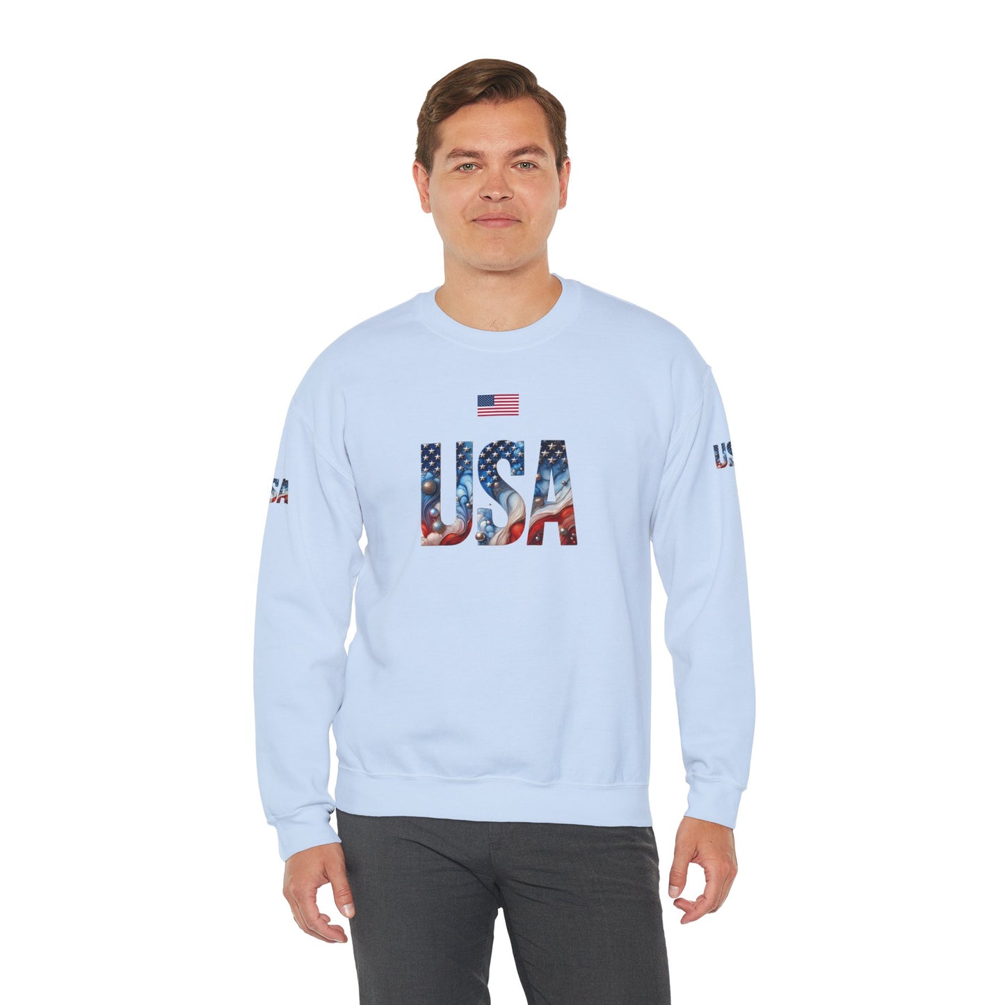 Princess Grace TEAM USA Unisex Heavy Blend Crewneck Sweatshirt