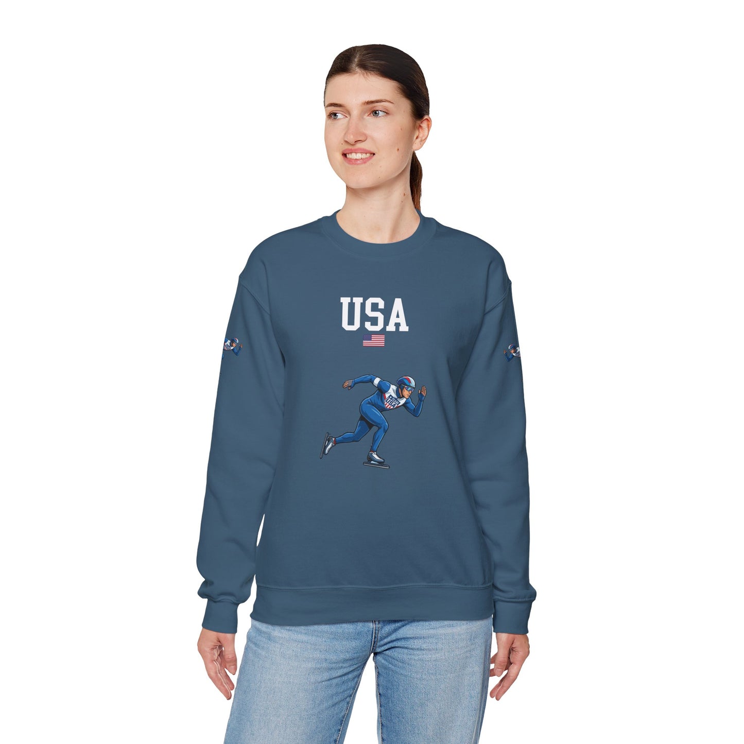 Princess Grace  TEAM USA  Unisex Heavy Blend  Crewneck Sweatshirt