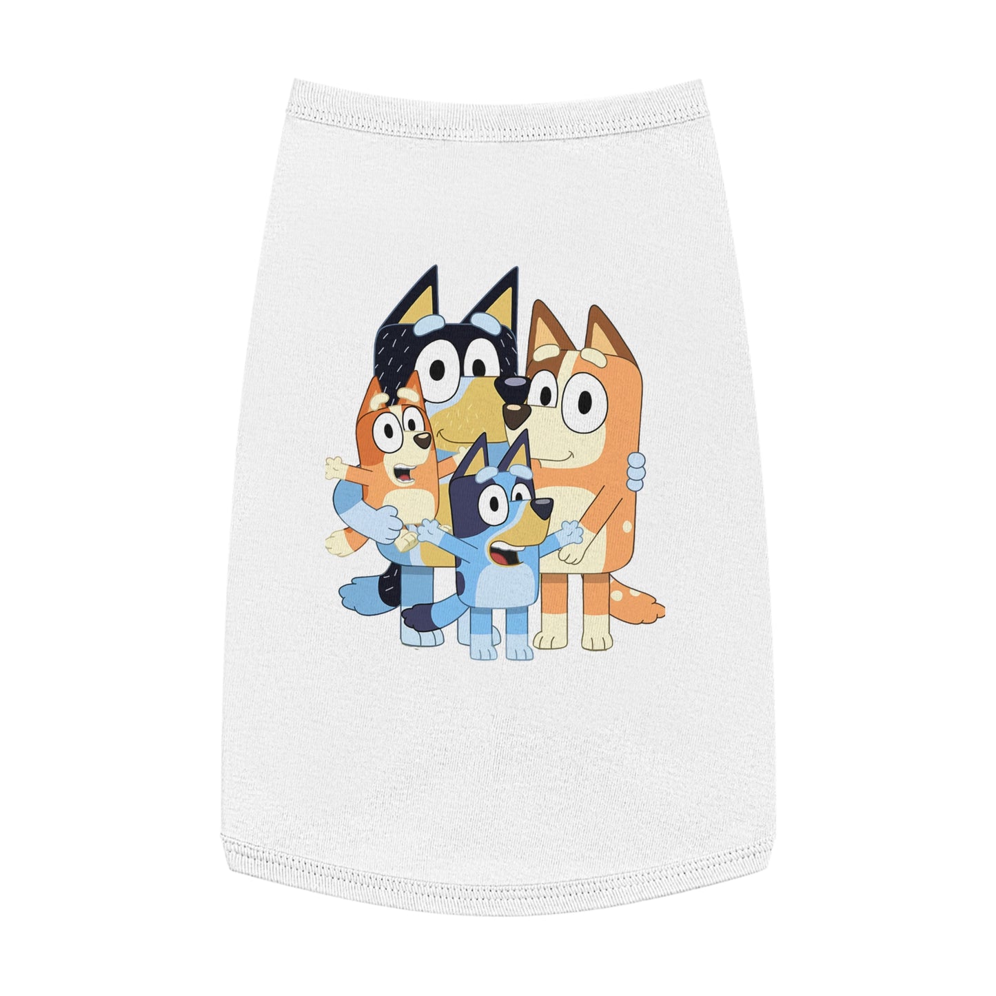 Princess Grace BLUEY  Cute Cartoon Pet Tank Top  Fun & Stylish Dog Apparel