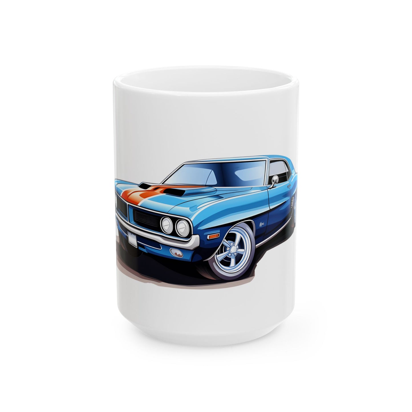Princess Grace  Classic Muscle Car Design Ceramic Mug   Perfect Gift for Car Enthusiasts