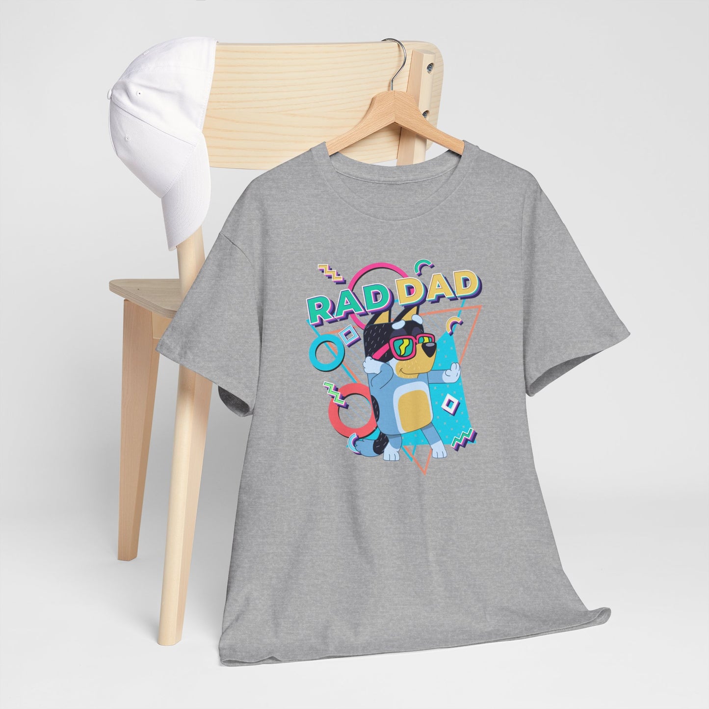 Princess Grace  Bluey  Funny Rad dad Unisex Heavy Cotton Tee  Perfect Gift for Cool Dads