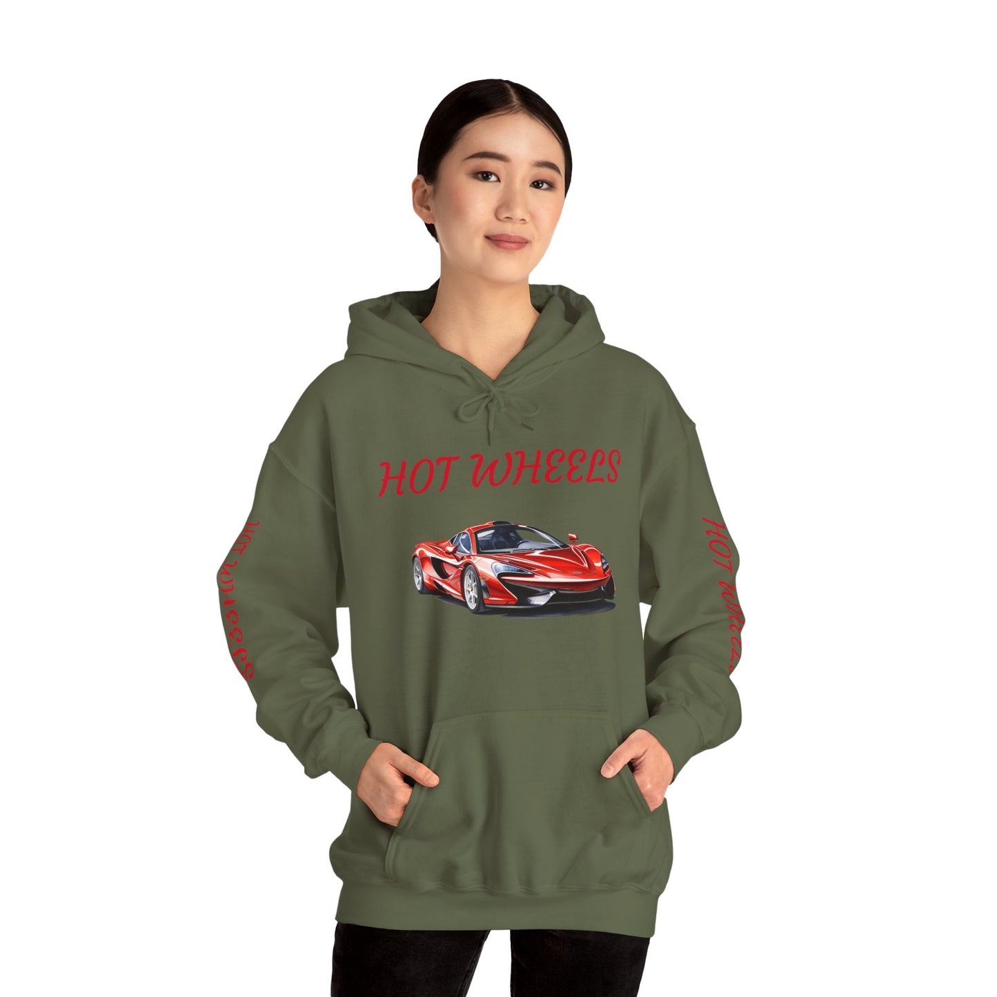 Princess Grace  Hot Wheels Unisex Heavy Blend Hooded Sweatshirt Perfect for Car Enthusiasts