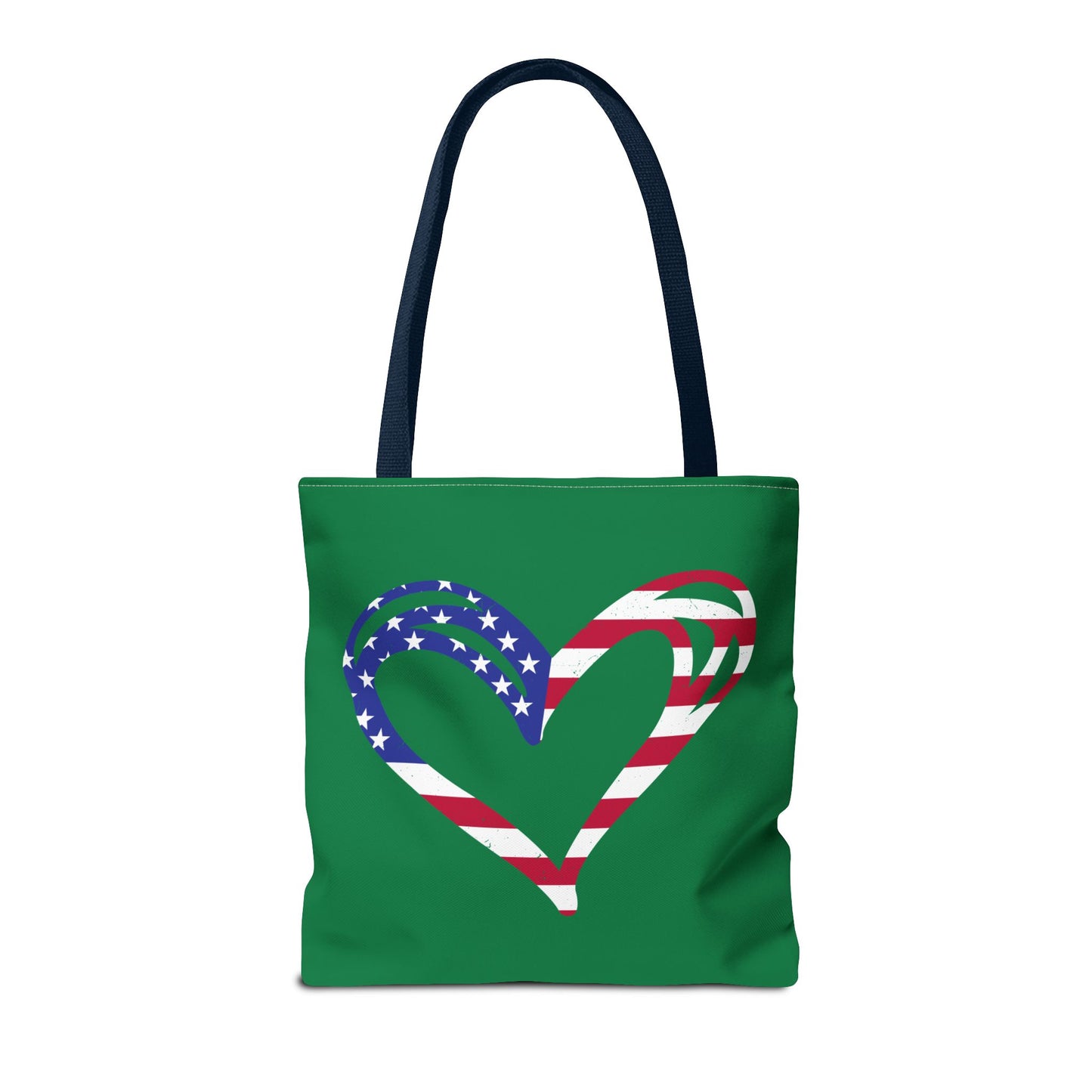 Princess Grace  Patriotic Heart Tote Bag  Perfect for Independence Day and Everyday Use