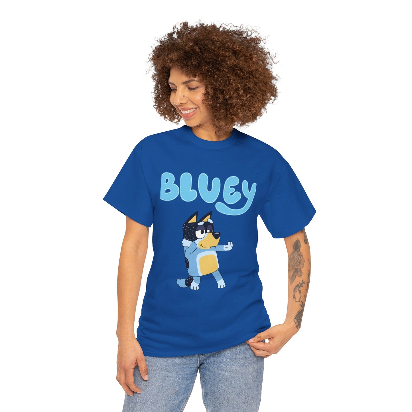 Princess Grace  Bluey Unisex Heavy Cotton Tee  Fun & Playful Kids Shirt