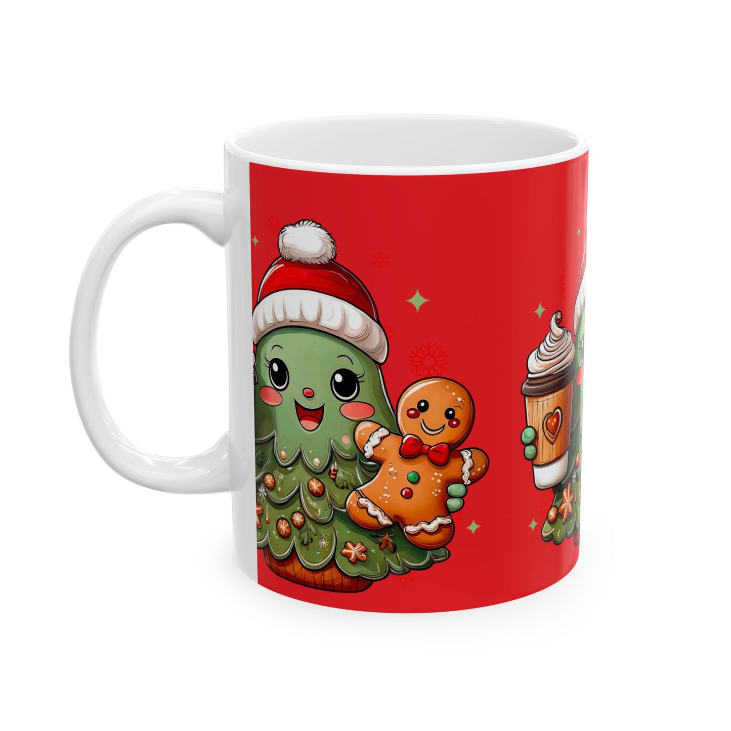 Princess Grace Festive Christmas Character Ceramic Mug Cute Holiday Drinkware for Coffee Lovers  11oz & 15oz