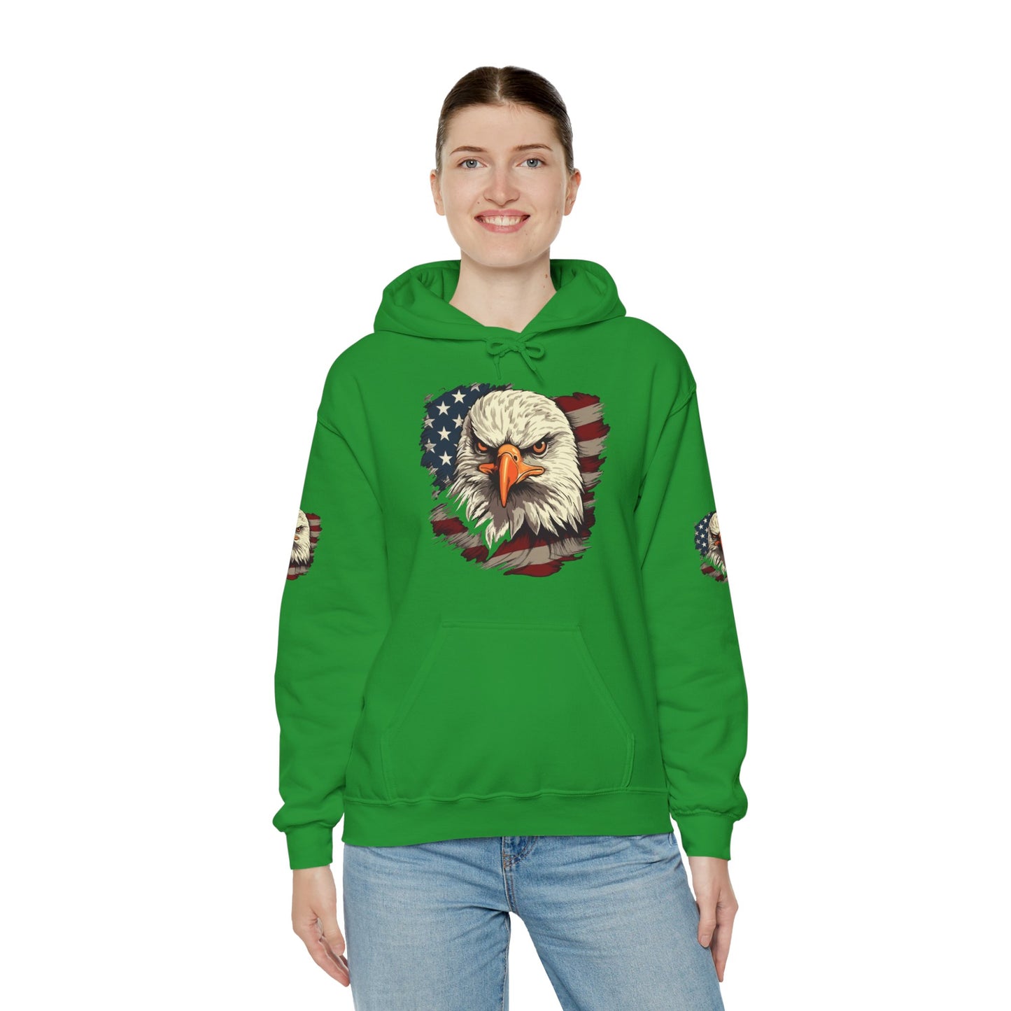 Princess Grace American Eagle Bold Unisex Heavy Blend Hooded Sweatshirt