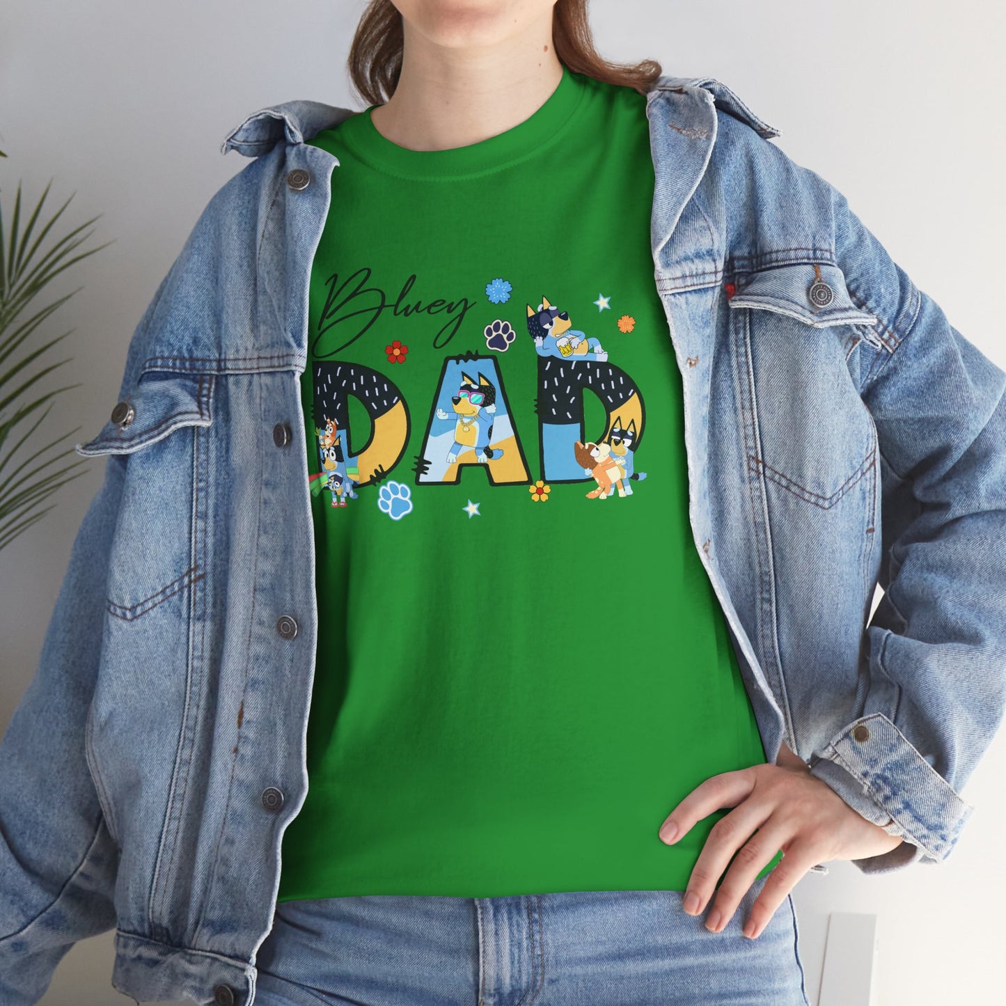 Princess Grace  Fun 'Blessed Dad' Unisex Heavy Cotton Tee Perfect Gift for Father's Day