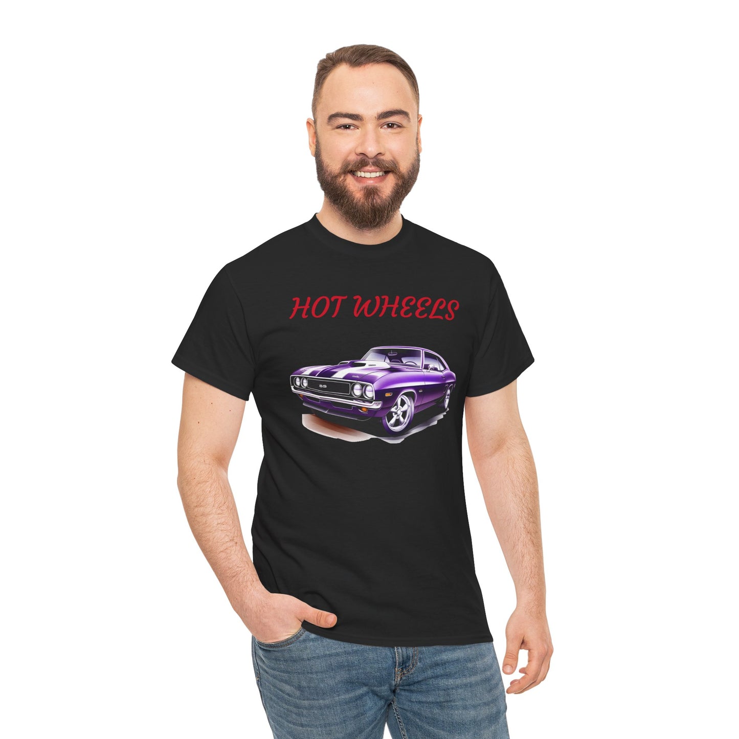 Princess Grace Hot Wheels Unisex Heavy Cotton Tee Vintage Car Graphic T-Shirt for Classic Car Lovers