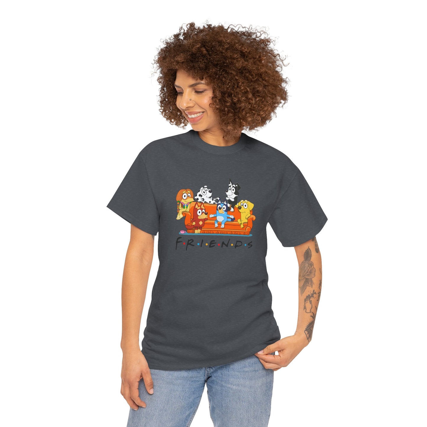 Princess Grace  Bluey  Funny Friends Graphic Tee for Pet Lovers