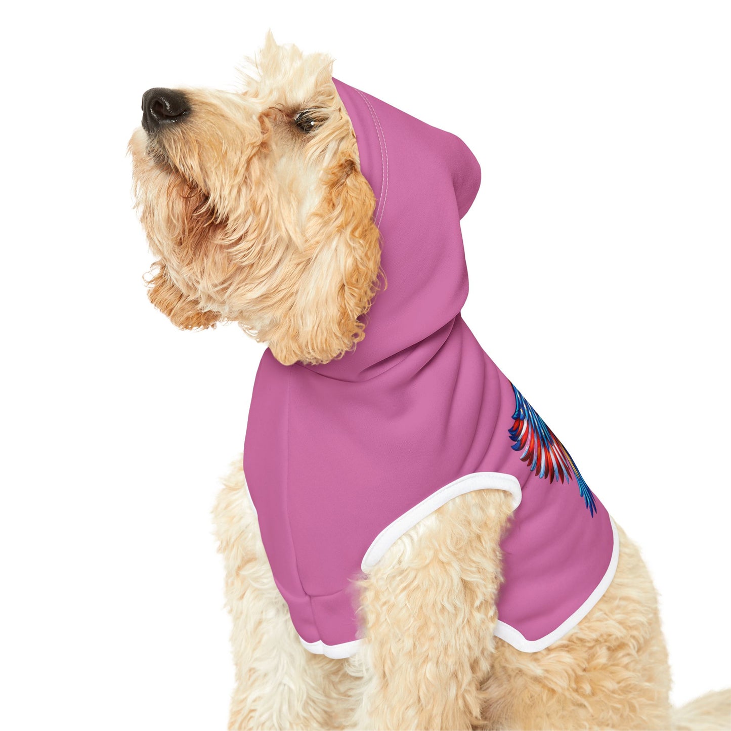 Princess Grace  Patriotic Eagle Pet Hoodie  Perfect for Celebrations